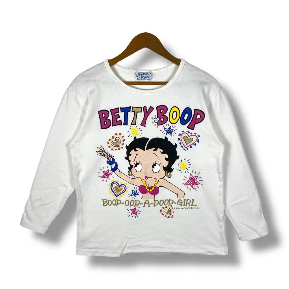 Vintage Vintage 90's BETTY BOOP A Doop Girl Cartoon Women Tee Shirt Size S / US 4 / IT 40 - 1 Thumbnail