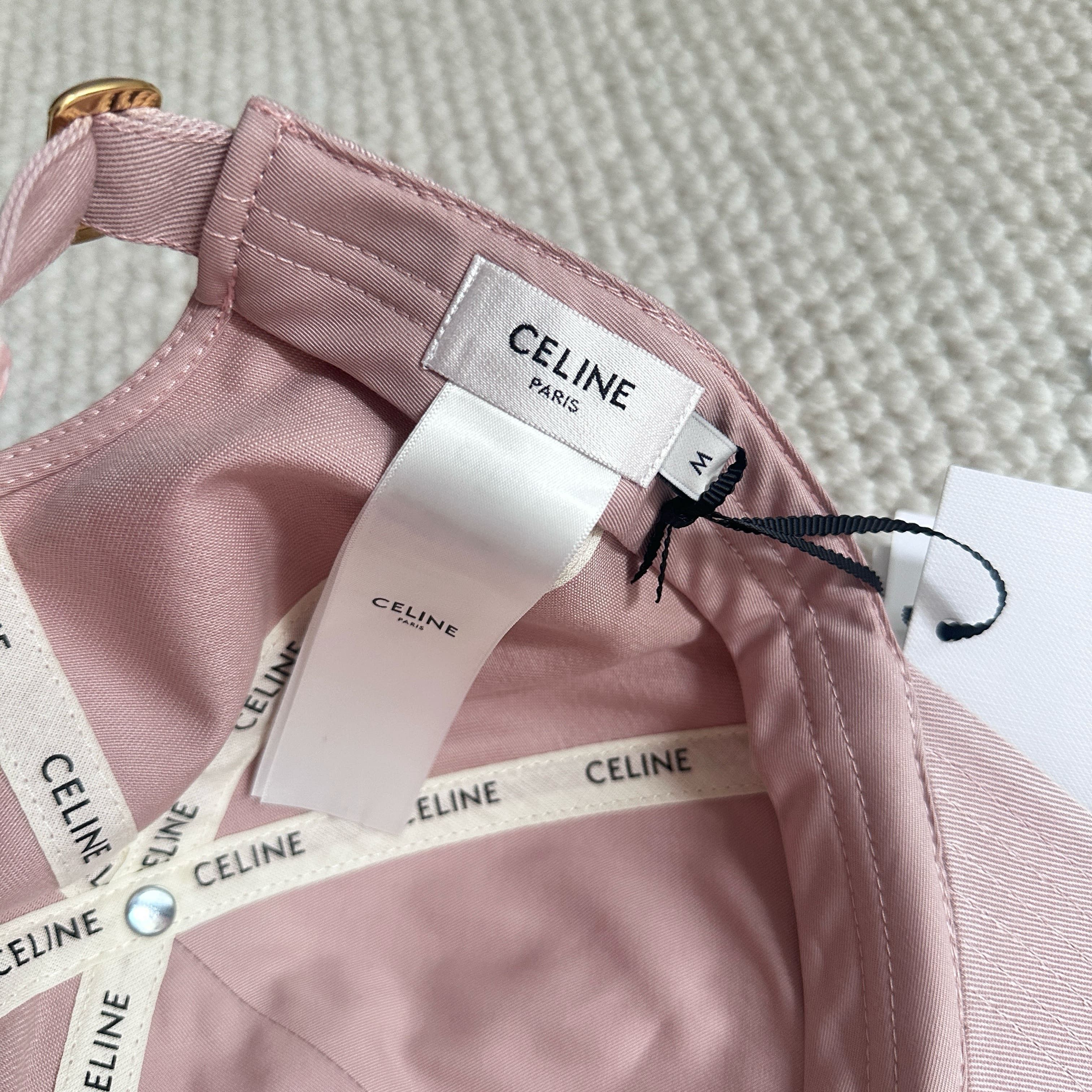 Celine Triomphe baseball cap in washed cotton Size ONE SIZE - 8 Thumbnail