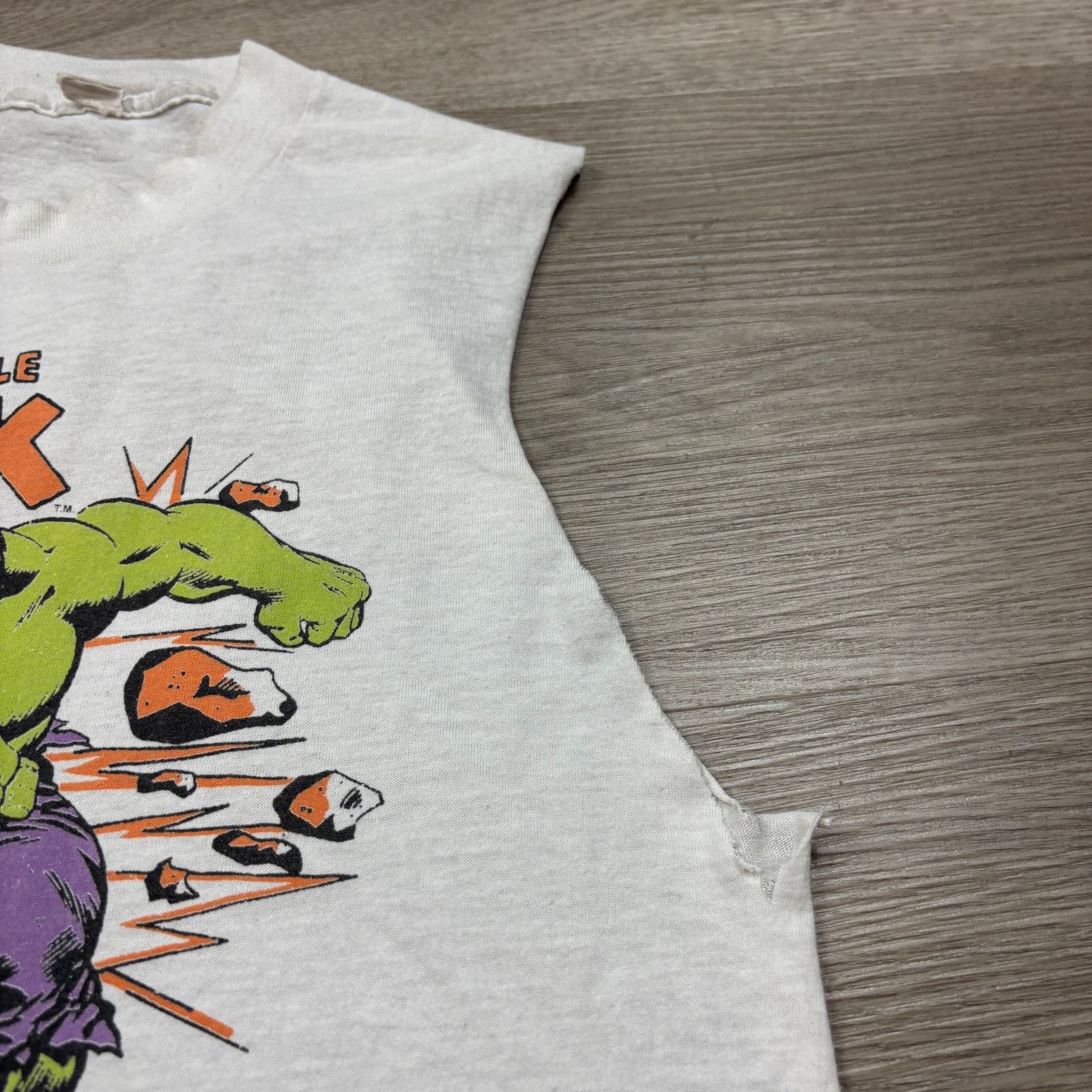 Marvel Comics × Vintage Vintage 70s The Incredible Hulk Single Stitch Tank Top XS Size US XS / EU 42 / 0 - 9 Thumbnail