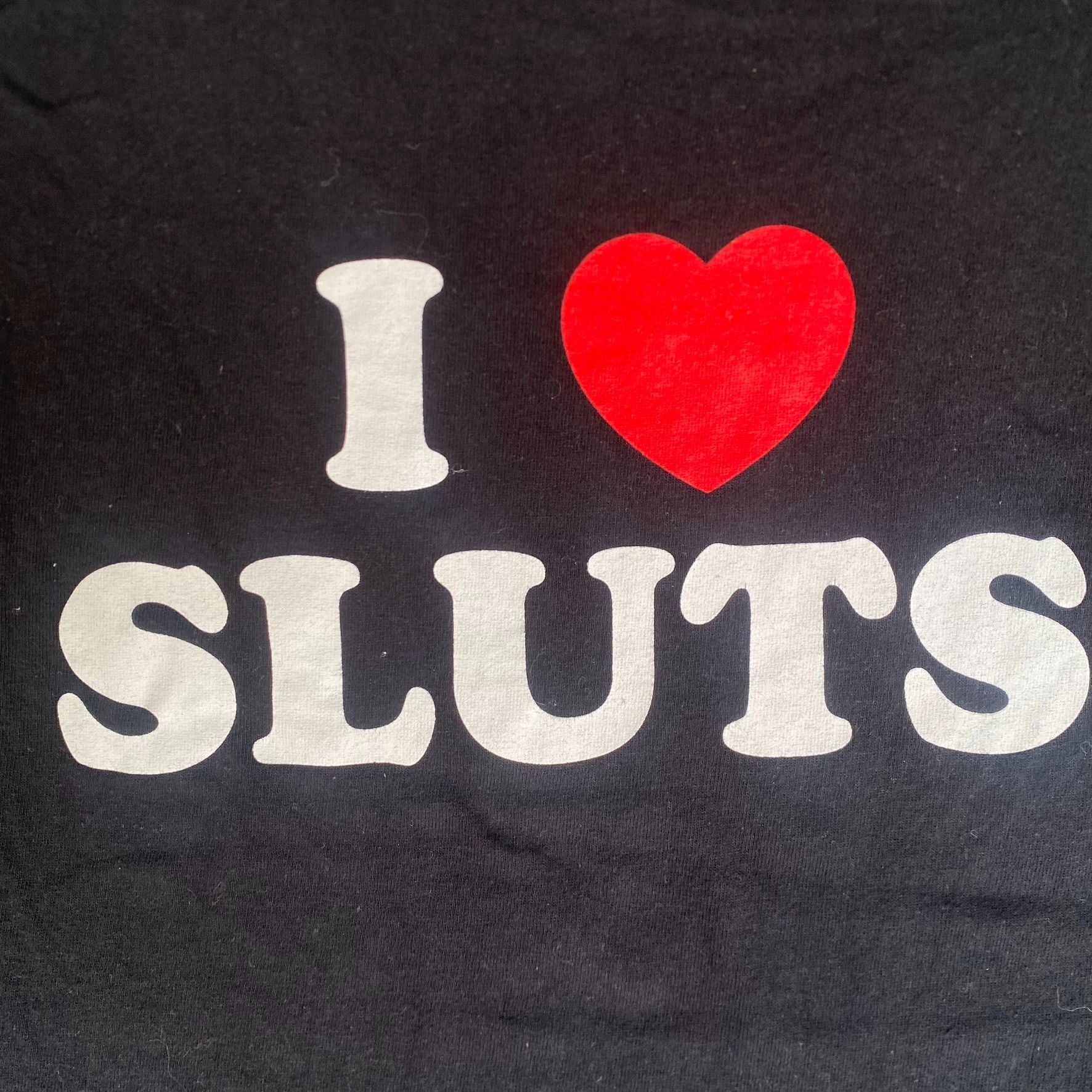 Vintage Vintage Y2K I Love Sluts Shirt Funny Ironic Dirty Humor Tee Size US M / EU 48-50 / 2 - 3 Thumbnail