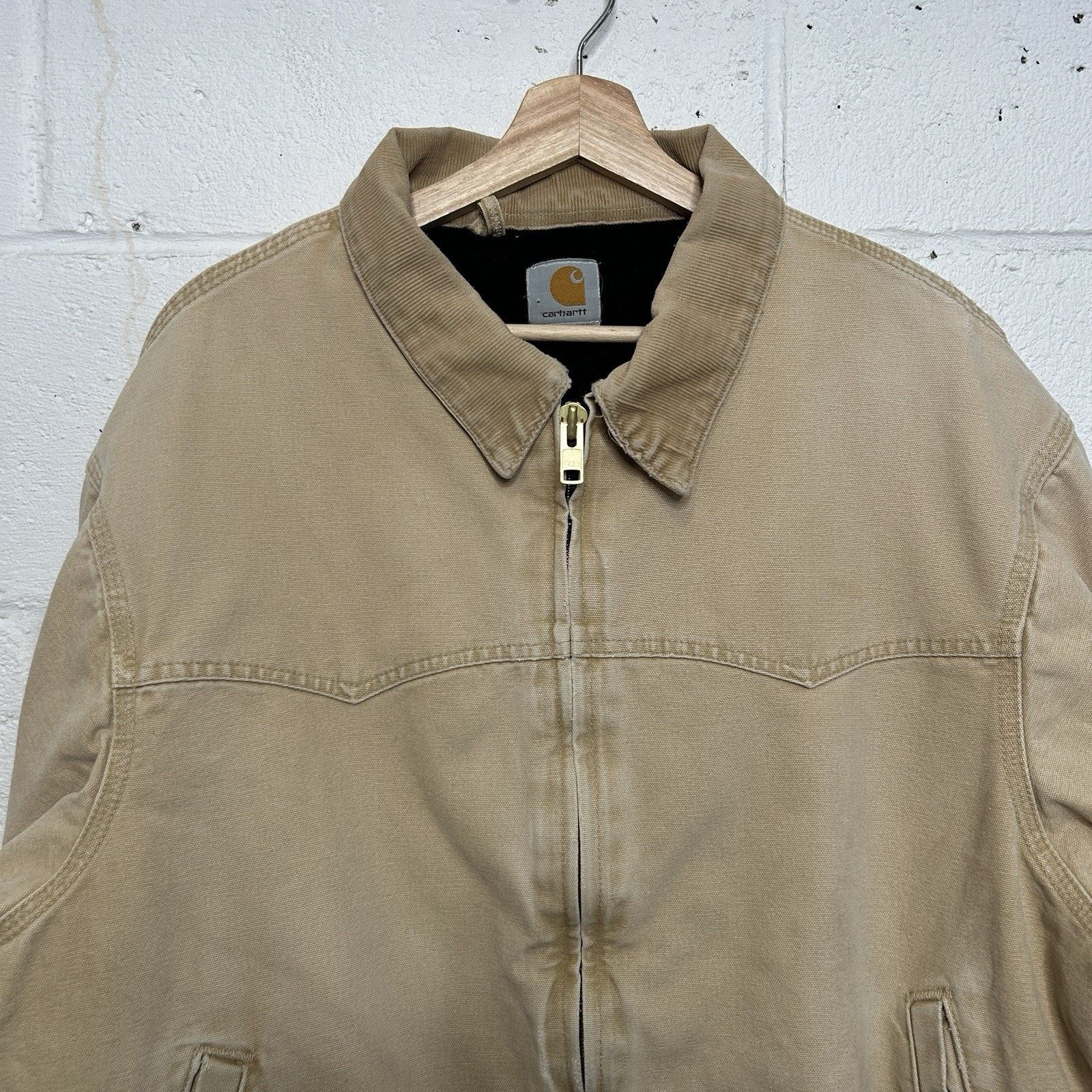 Carhartt Vintage Carhartt Quilted Santa Fe Jacket “Wheat” J14 WET Size US XL / EU 56 / 4 - 3 Thumbnail