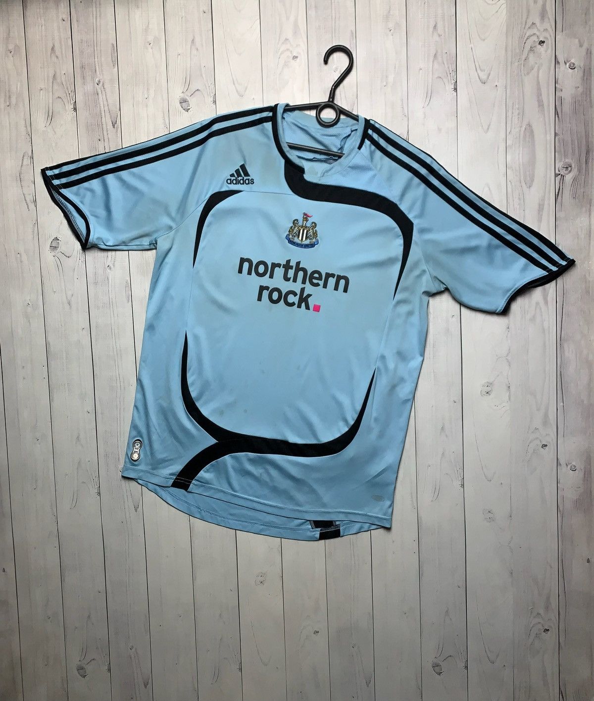 Adidas × Vintage Vintage adidas New Castle United soccer jersey blue away M Size US M / EU 48-50 / 2 - 1 Thumbnail