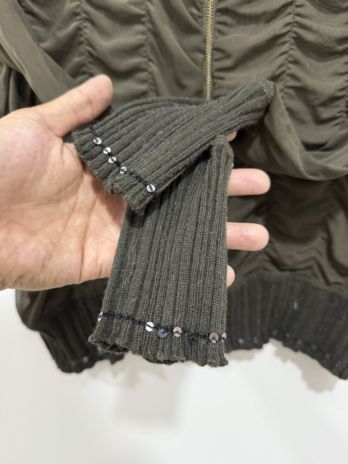 Japanese Brand × Vintage Beir pleats mesh jacket Size S / US 4 / IT 40 - 7 Thumbnail
