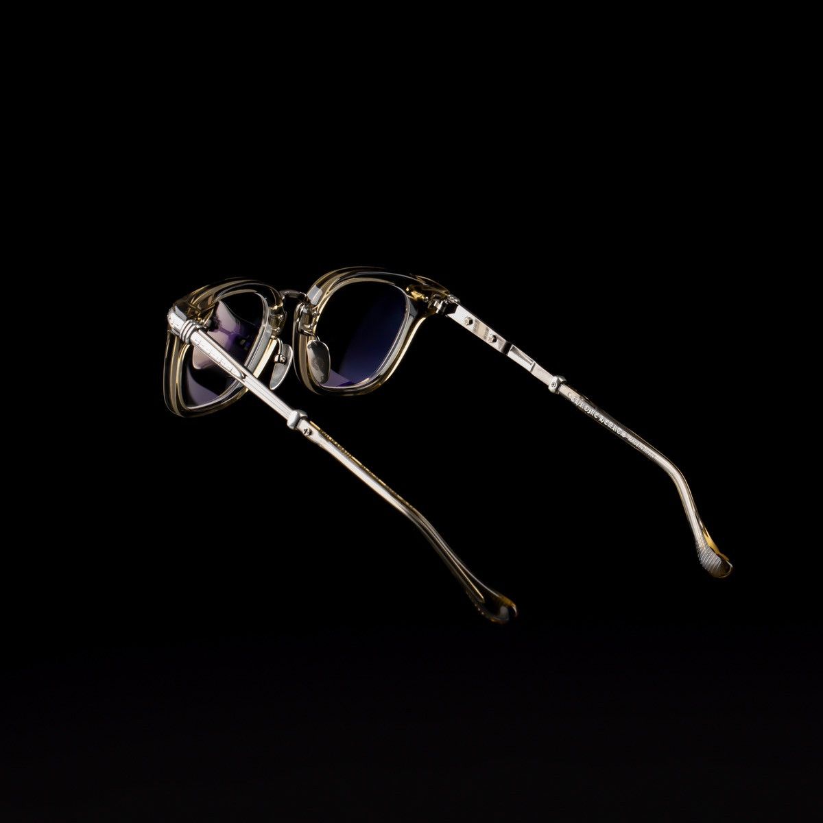 Chrome Hearts CHROME HEARTS TITANASLUVR ARMY/ANTIQUE SILVER GLASSES Size ONE SIZE - 5 Thumbnail