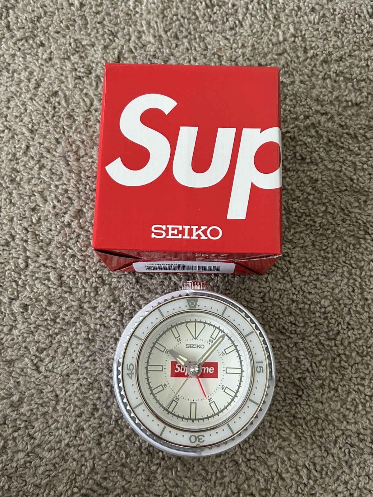 Supreme Seiko Mai Alarm Clock Red 25SS インテリア時計 Supreme