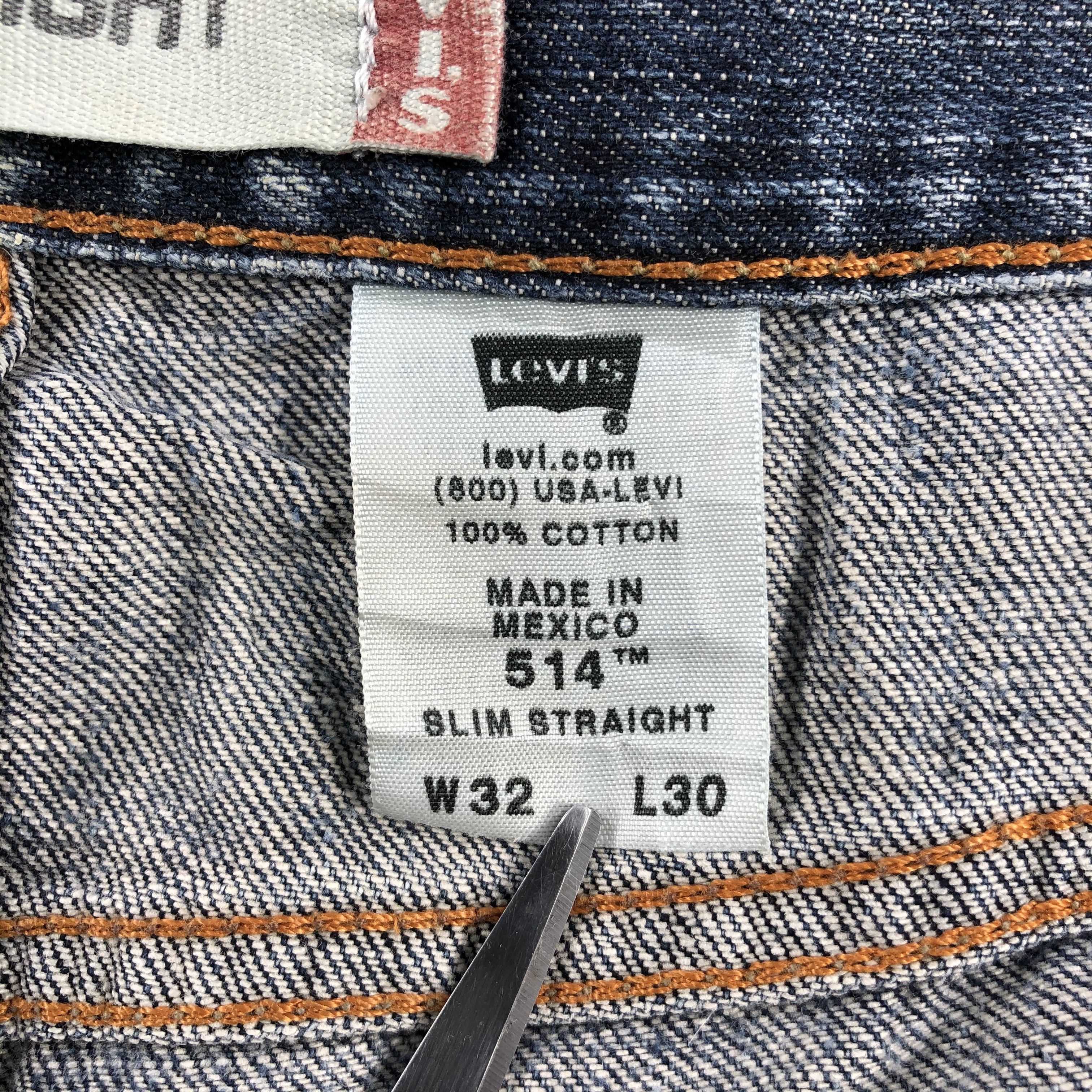 Levi's Vintage Distress Levis 514 Jeans-JM1144 Size US 33 - 10 Thumbnail