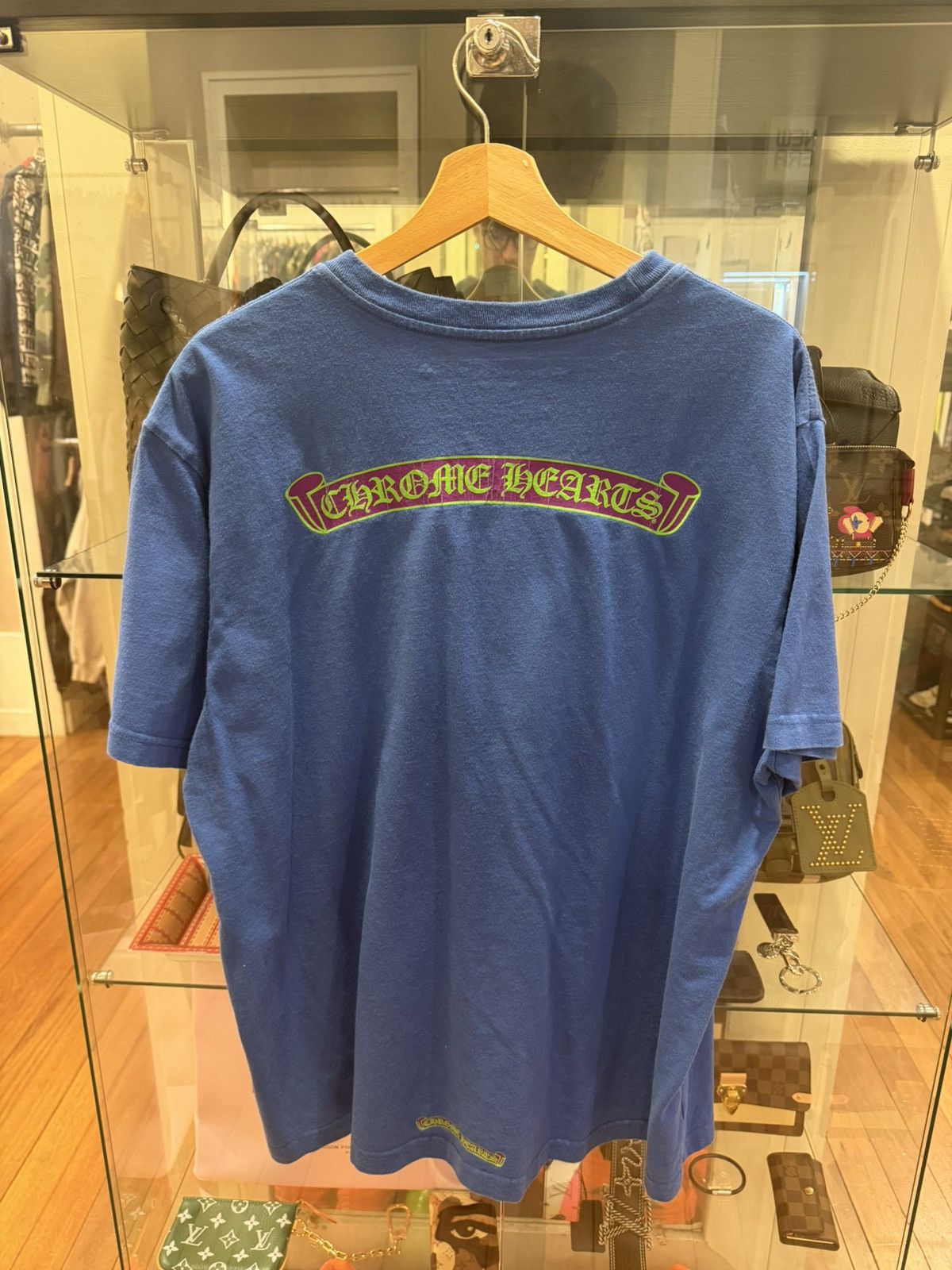 Chrome Hearts Chrome Hearts Scroll Tee - Blue Size US XXL / EU 58 / 5 - 2 Thumbnail