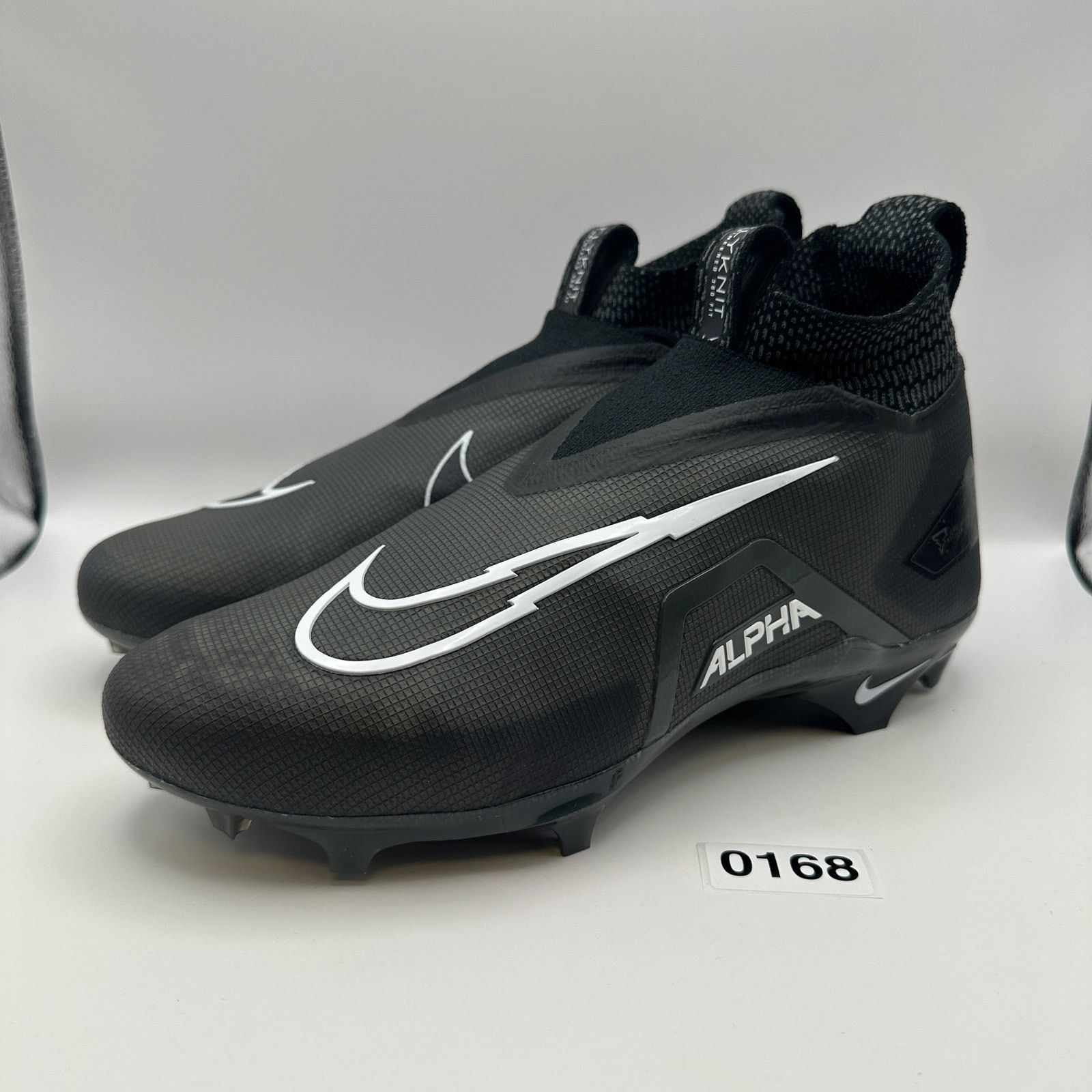 Nike NIKE Men's 9.5 Alpha Menace ELITE 3 Football Cleats Black Size US 9.5 / EU 42-43 - 1 Thumbnail