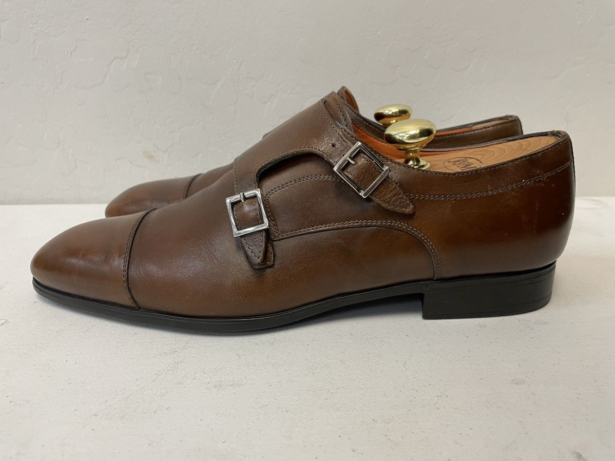 Santoni Double Monk Strap Shoe Size US 9.5 / EU 42-43 - 2 Thumbnail