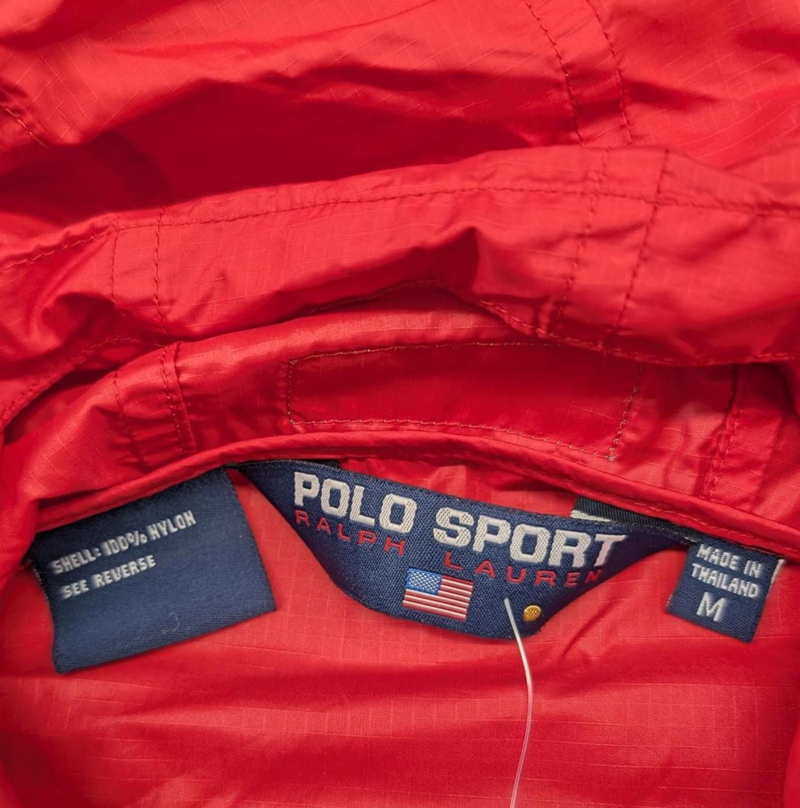 Other Vintage Polo Sport Red Script Light windbreaker jacket Size US M / EU 48-50 / 2 - 4 Thumbnail