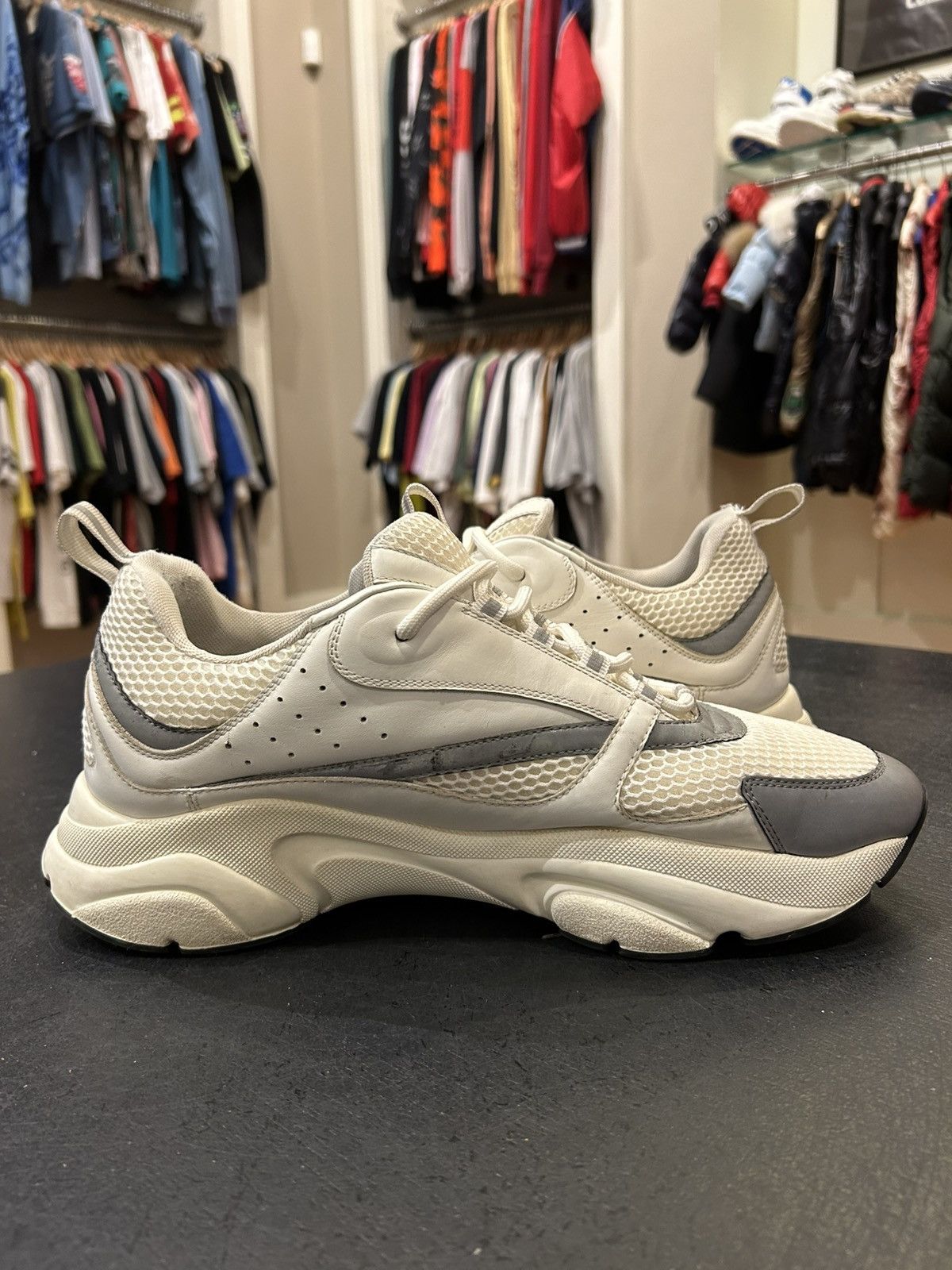 Dior Dior B22 White Grey Size US 13 / EU 46 - 4 Thumbnail