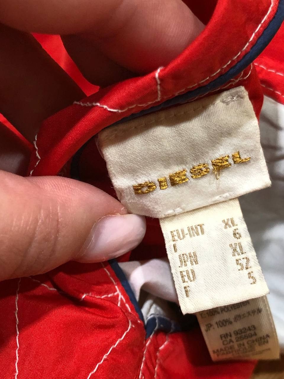 Diesel shorts print DIESEL Vintage crazy Y2K logo streetwear Size US 36 / EU 52 - 3 Thumbnail
