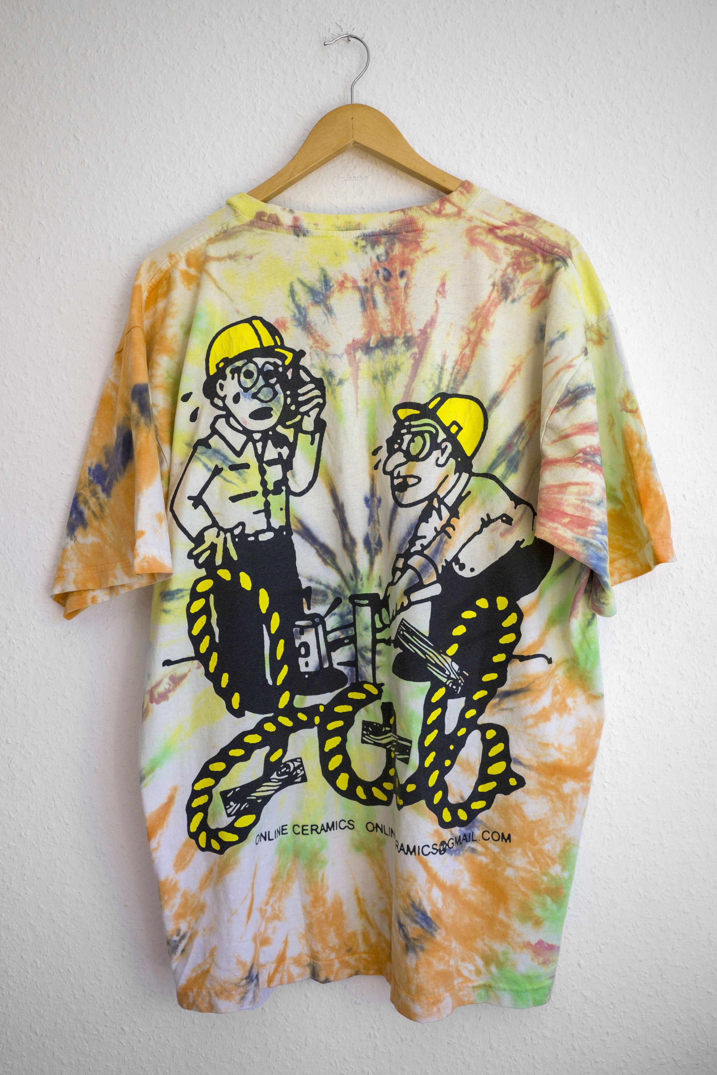 Online Ceramics Happiness is an Inside Job Tie-dye t-shirt Size US XL / EU 56 / 4 - 2 Thumbnail
