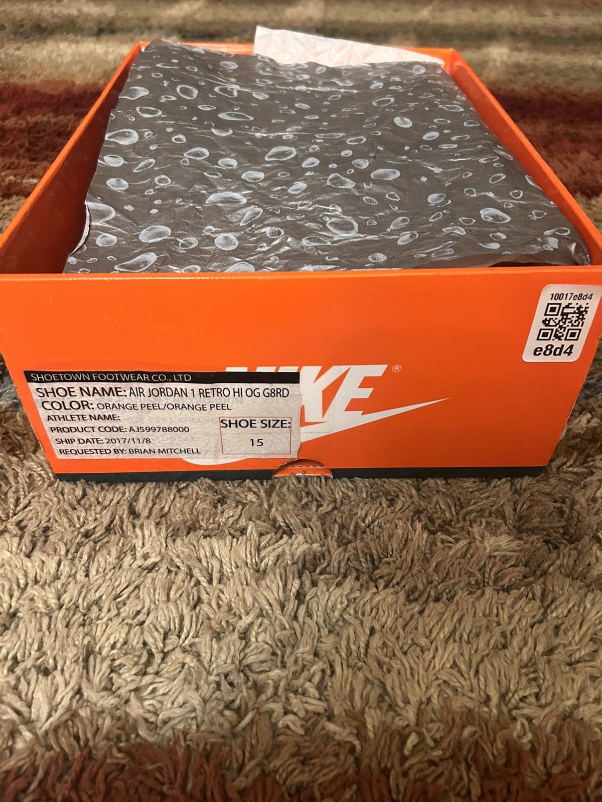 Jordan Brand Jordan 1 High Orange Peel Promo Size US 15 / EU 48 - 6 Thumbnail