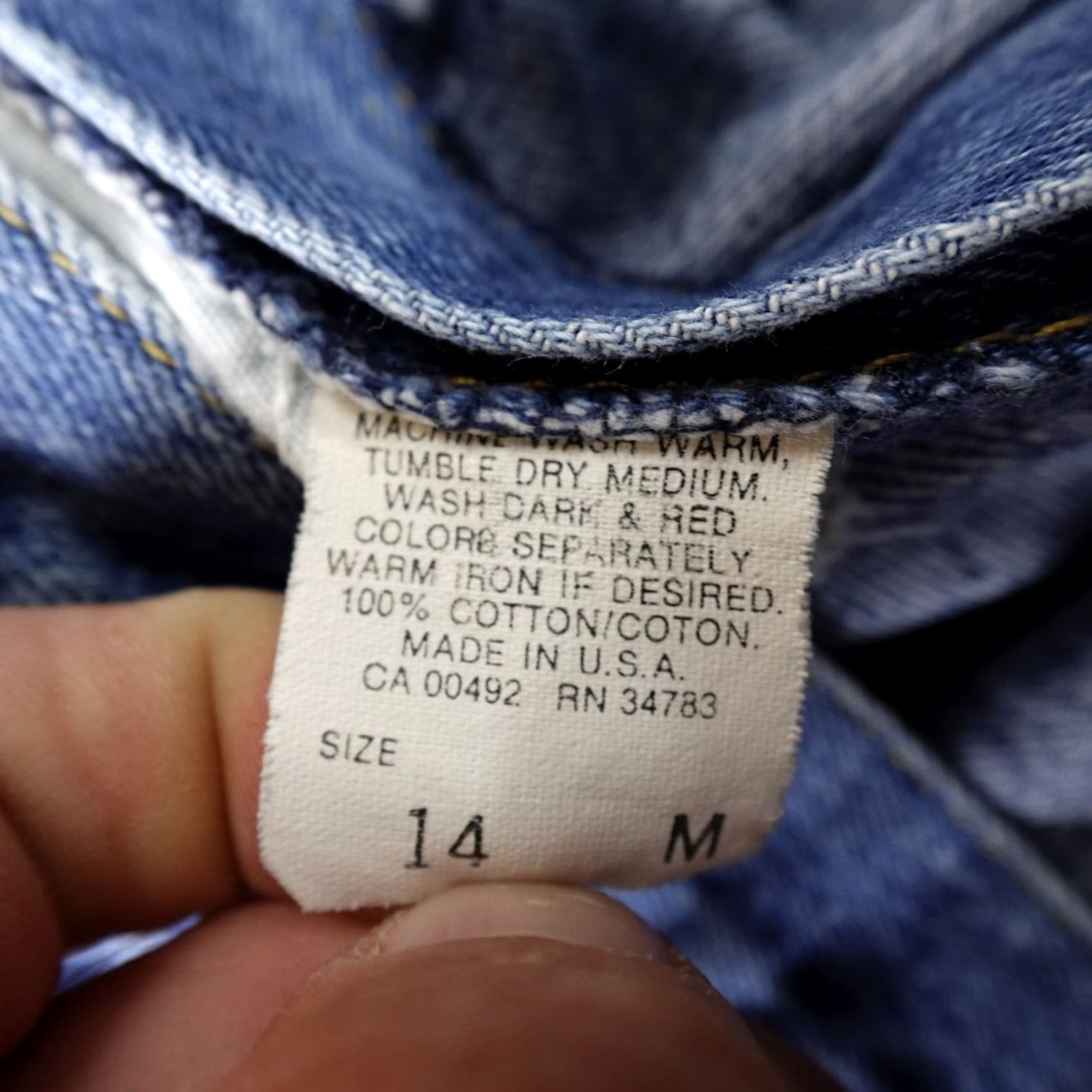 Lee VINTAGE Lee Jeans Womens 14 Dark Blue Denim Pants Tapered Western Workwear USA Jeans Women 14 Dark Blue Denim Tapered Western Workwear USA Size 36" / US 14 / IT 50 - 7 Thumbnail