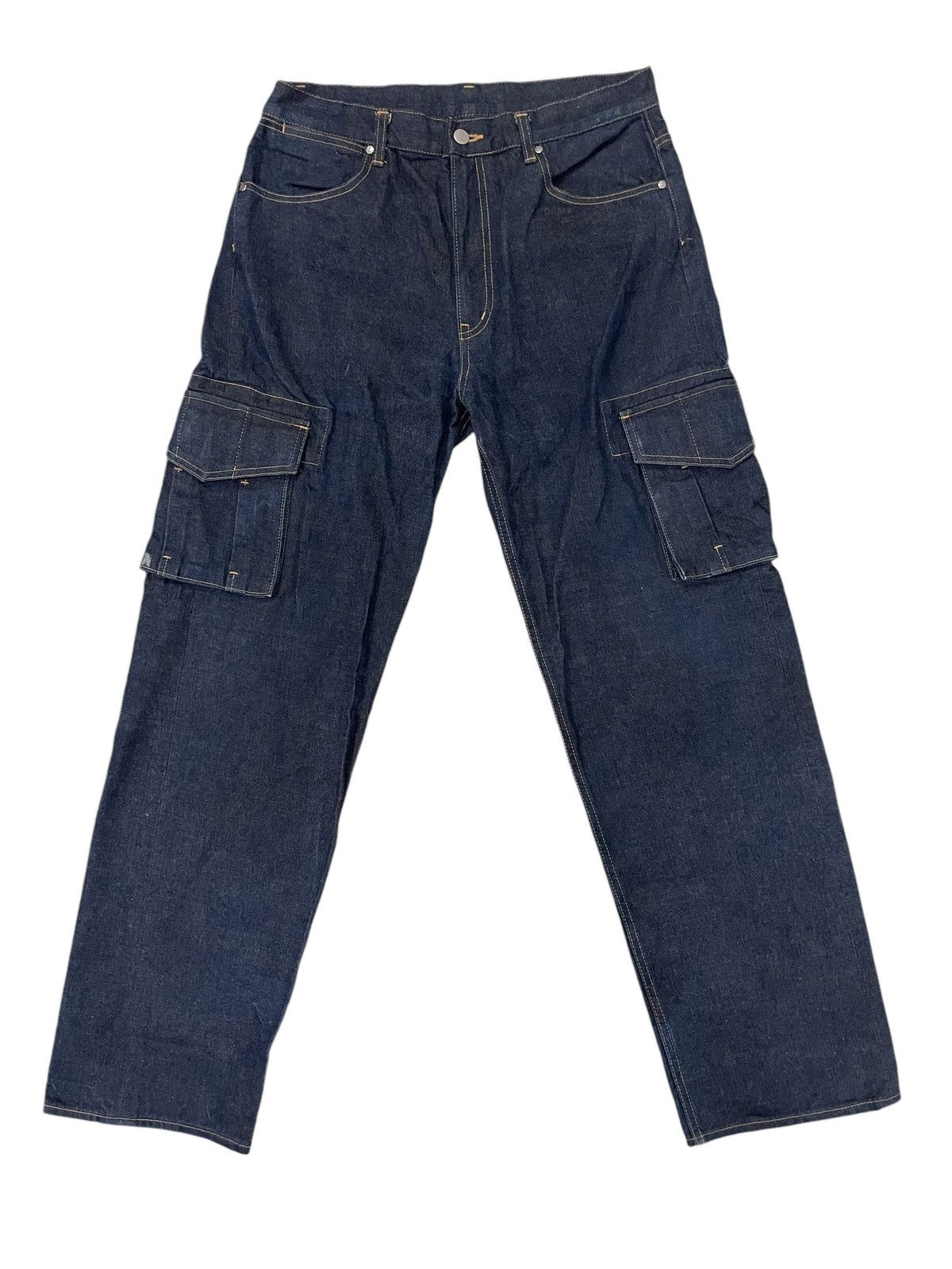 Bape × Vintage Denim Cargo Pants Size US 32 / EU 48 - 1 Thumbnail