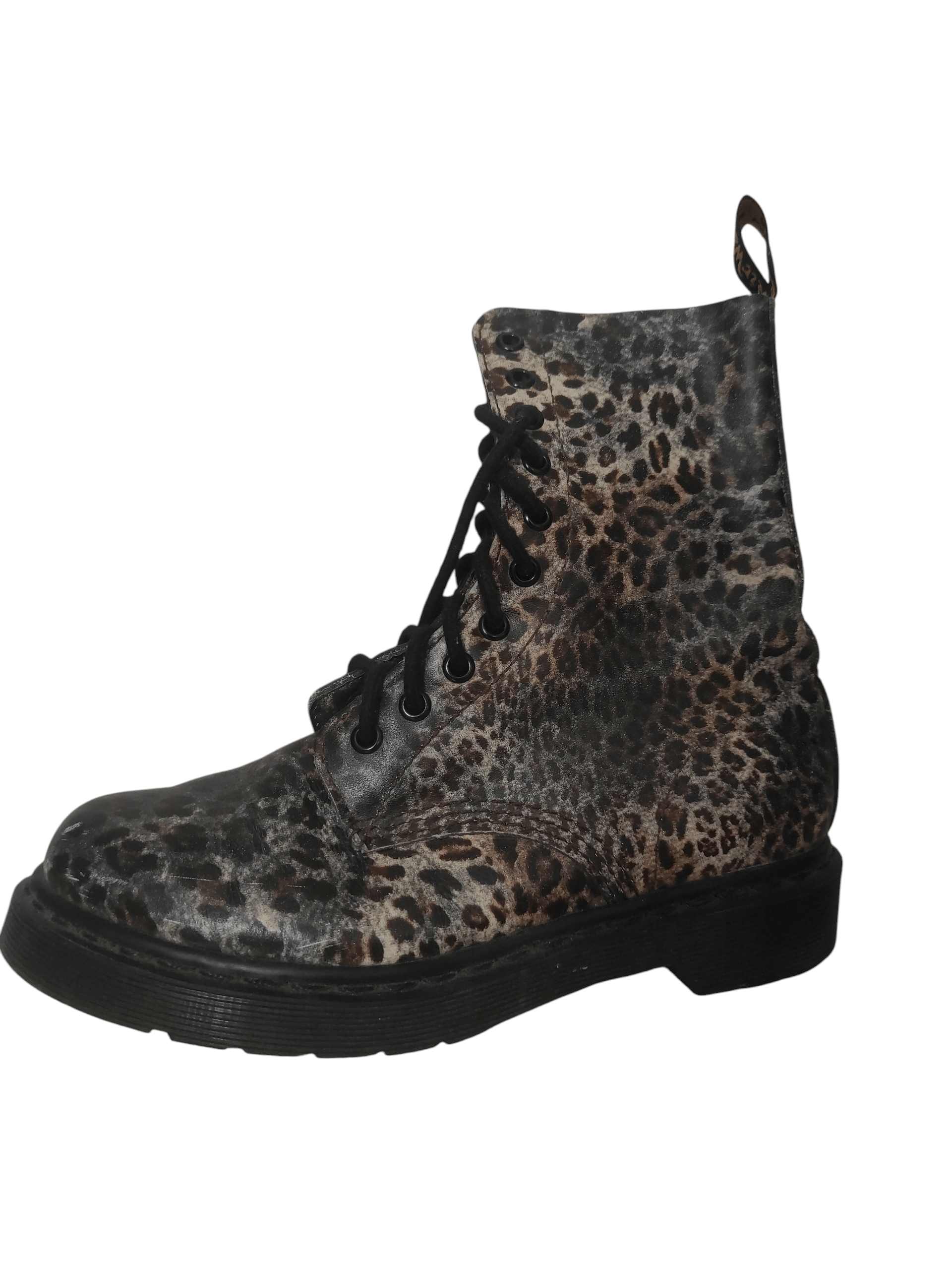 Dr. Martens Vintage Dr. Martens 14610 Leopard Print 10-Eye Boots Size US 7 / IT 37 - 9 Thumbnail