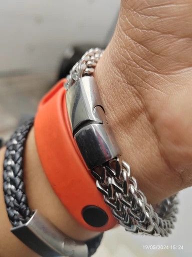 Other Curb Link Chain Bracelet Stainless Steel Punk Gift For Him Size ONE SIZE - 5 Thumbnail