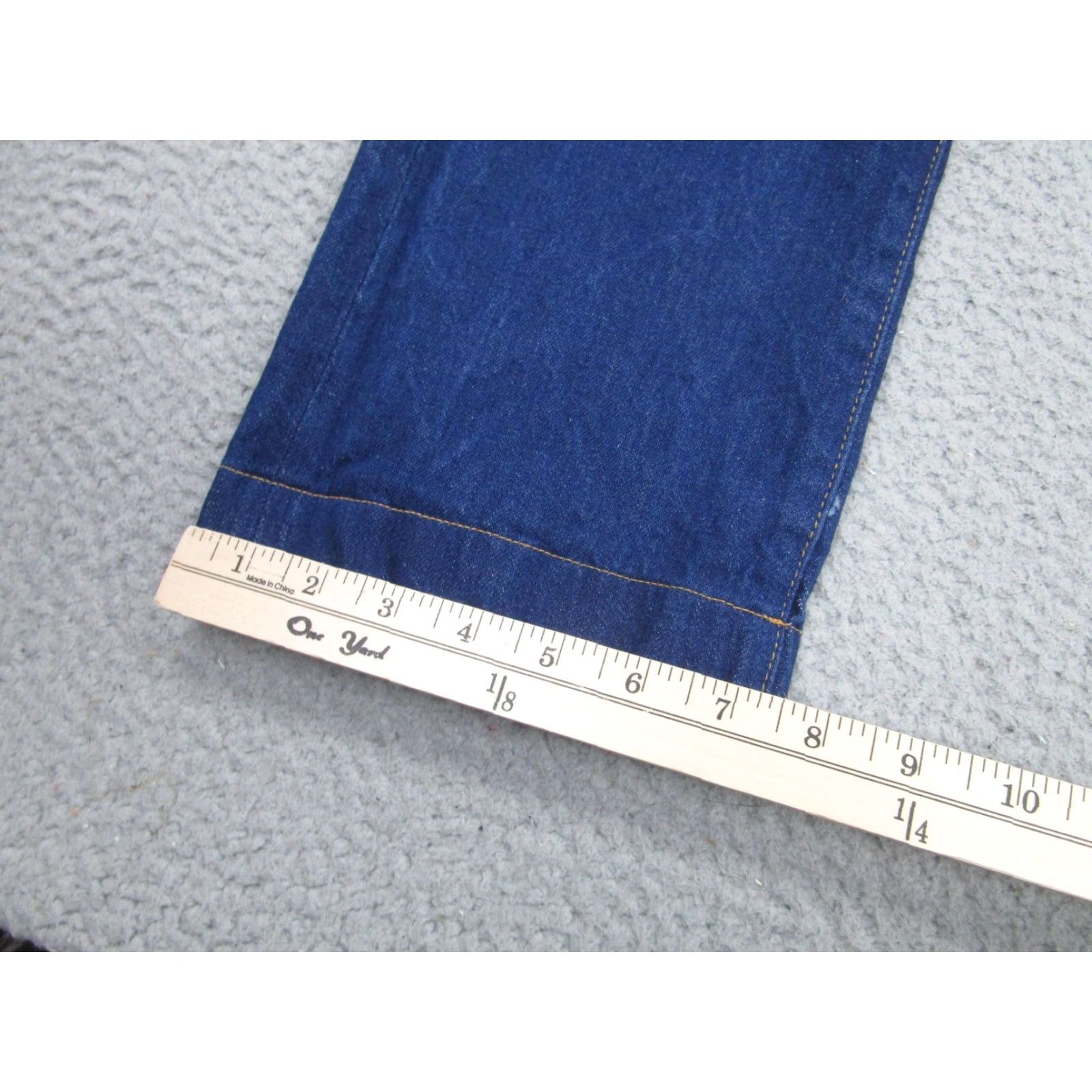 Denime BLKSMTH Jeans Mens 30 Blue Selvedge Denim Pants Cone White Oak Made USA Workwear Size US 30 / EU 46 - 3 Thumbnail