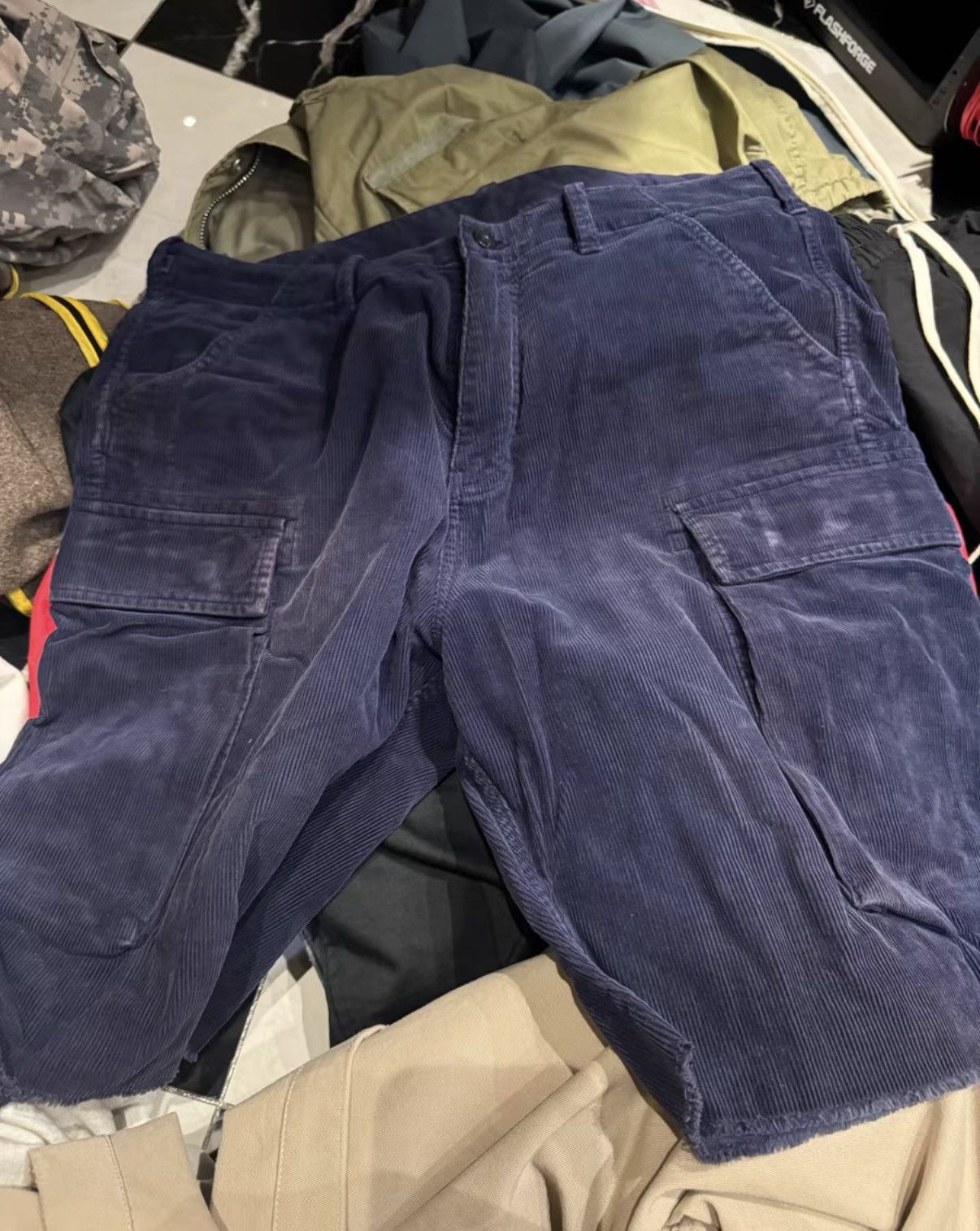 Madness MADNESS Corduroy Pocket Shorts J40 Size US 36 / EU 52 - 1 Thumbnail