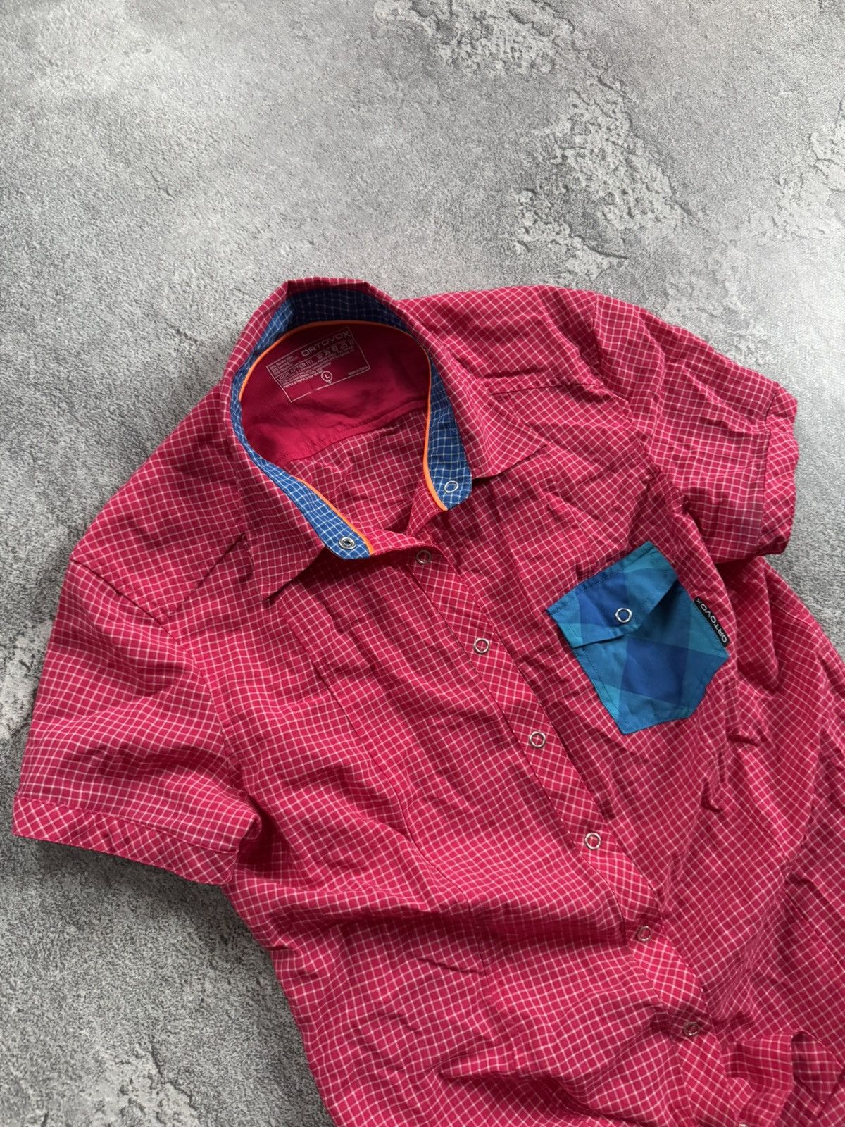 ORTOVOX Ortovox L/size chekered wmns shirt button up short sleeve Size L / US 10 / IT 46 - 2 Thumbnail
