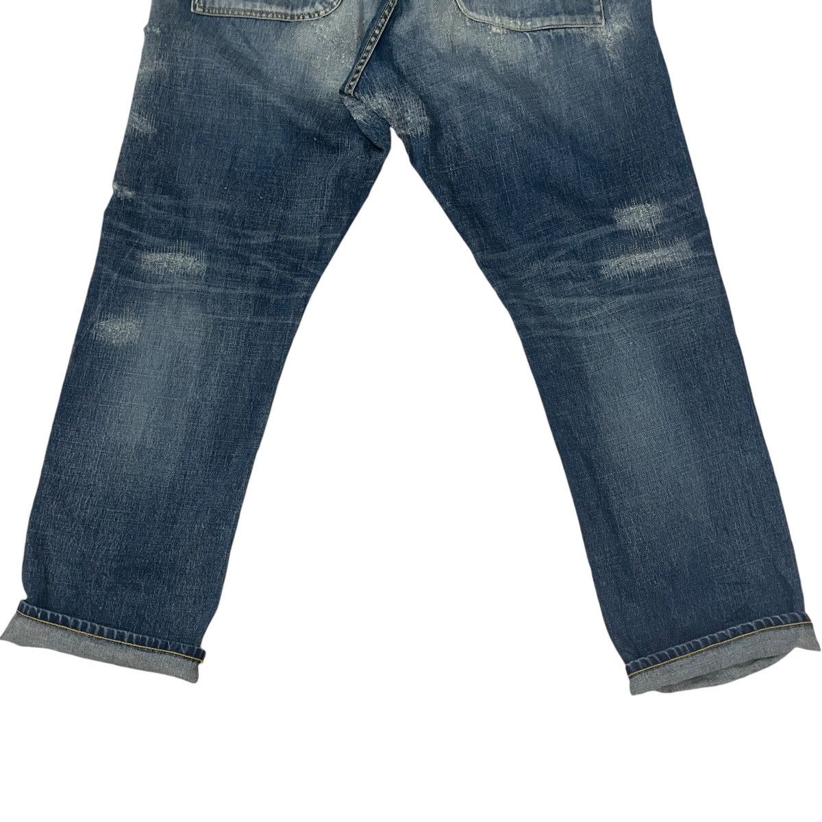 Japanese Brand Vintage Aozora Selvedge Redline Denim Jeans Size US 32 / EU 48 - 10 Thumbnail
