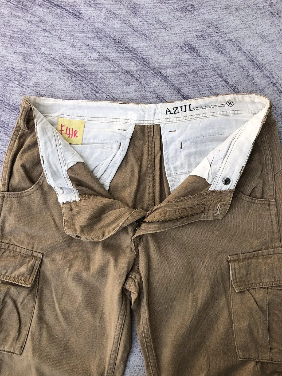 Vintage Cargo Trousers With 6 Pocket Workware Tactical Pants Size US 31 - 6 Thumbnail
