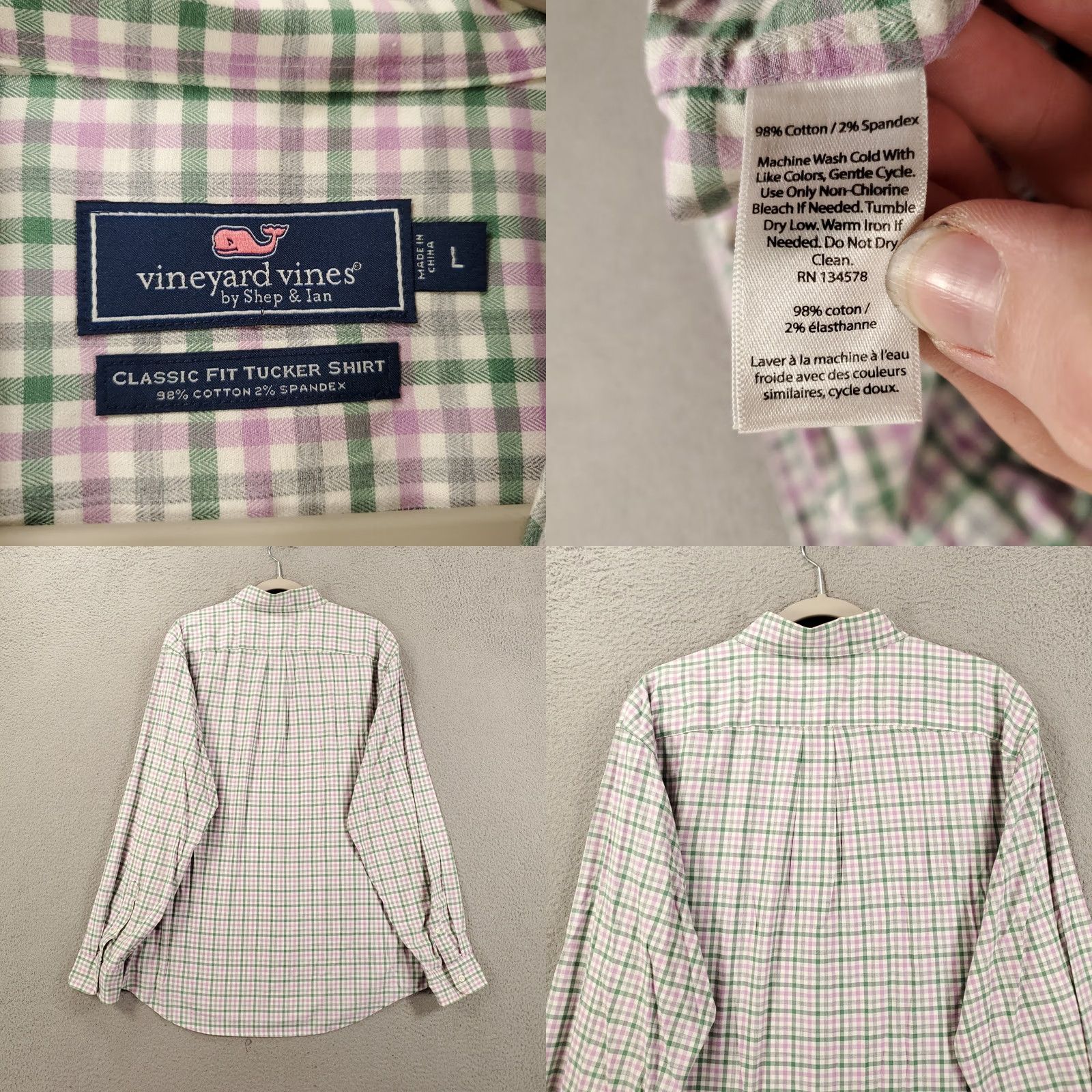 Vineyard Vines Vineyard Vines Button-Up Shirt L Multicolor Plaid Tucker Shirt Size US L / EU 52-54 / 3 - 8 Thumbnail