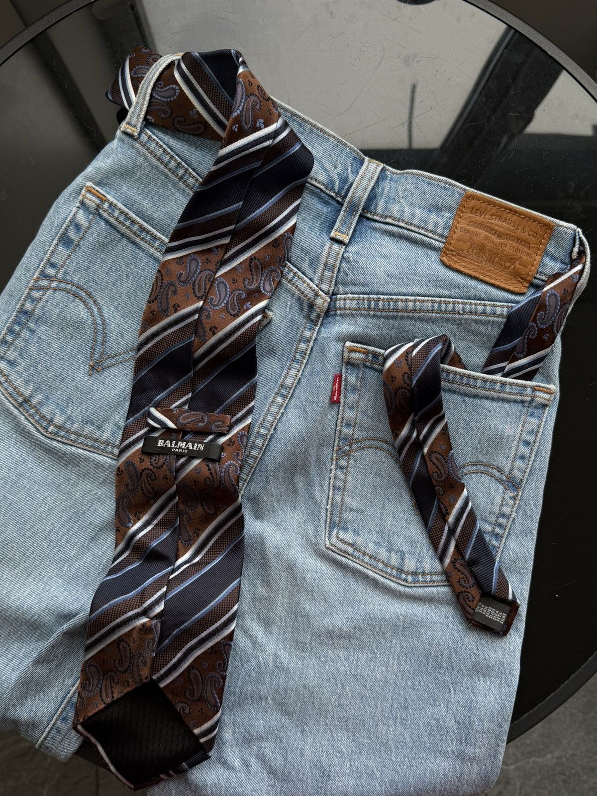 Balmain Vintage tie balmain paris silk Size ONE SIZE - 5 Thumbnail