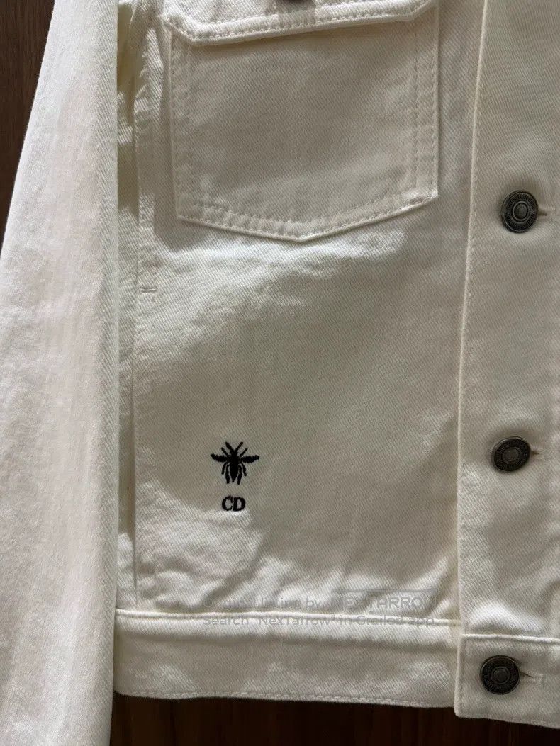 Dior Dior White denim jacket Size XS / US 0-2 / IT 36-38 - 3 Thumbnail