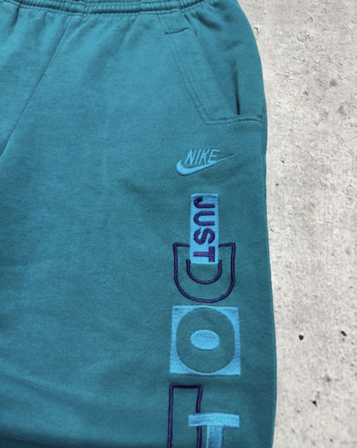 Nike × Vintage Vintage nike sweatpants 90s baggy drip drill Size US 31 - 4 Thumbnail