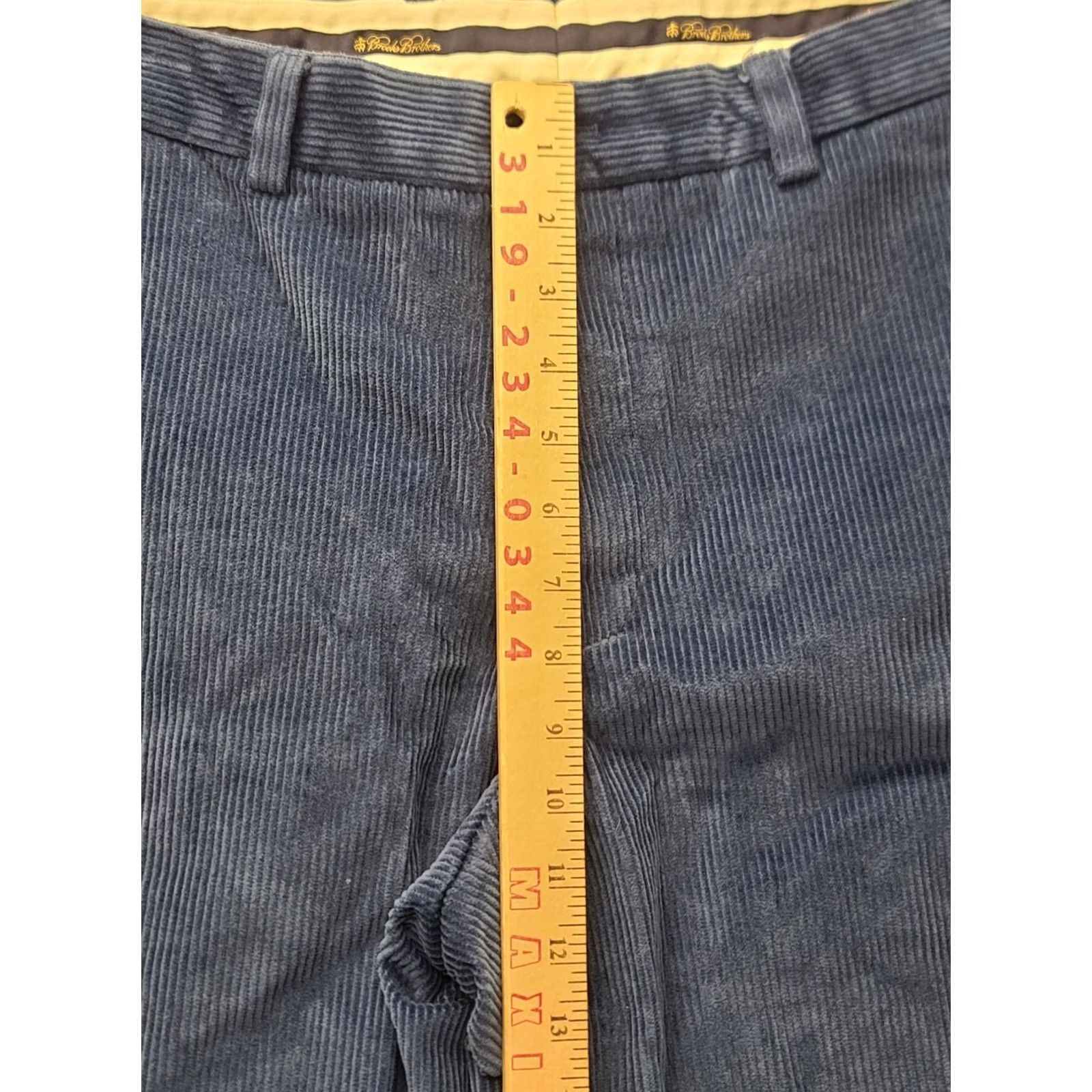 Brooks Brothers Brooks Brothers Hudson Corduroy Pants Mens 32x30 Regular Fit Straight Leg Blue Size US 34 / EU 50 - 5 Thumbnail