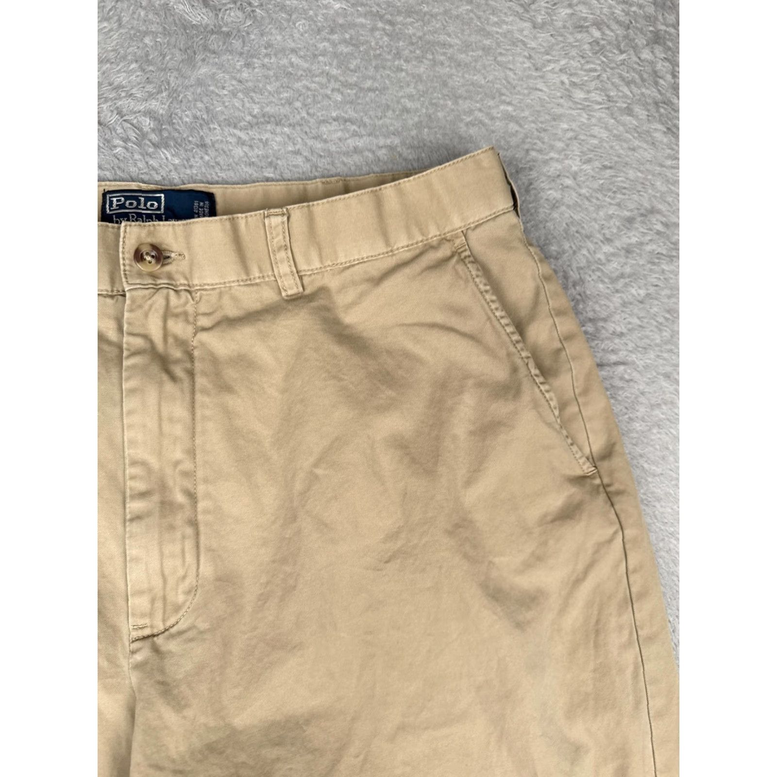 Polo Ralph Lauren Polo Ralph Lauren Shorts Mens 36x9 Khaki Chino Classic Fit Cotton Casual 36 Size US M / EU 48-50 / 2 - 5 Thumbnail