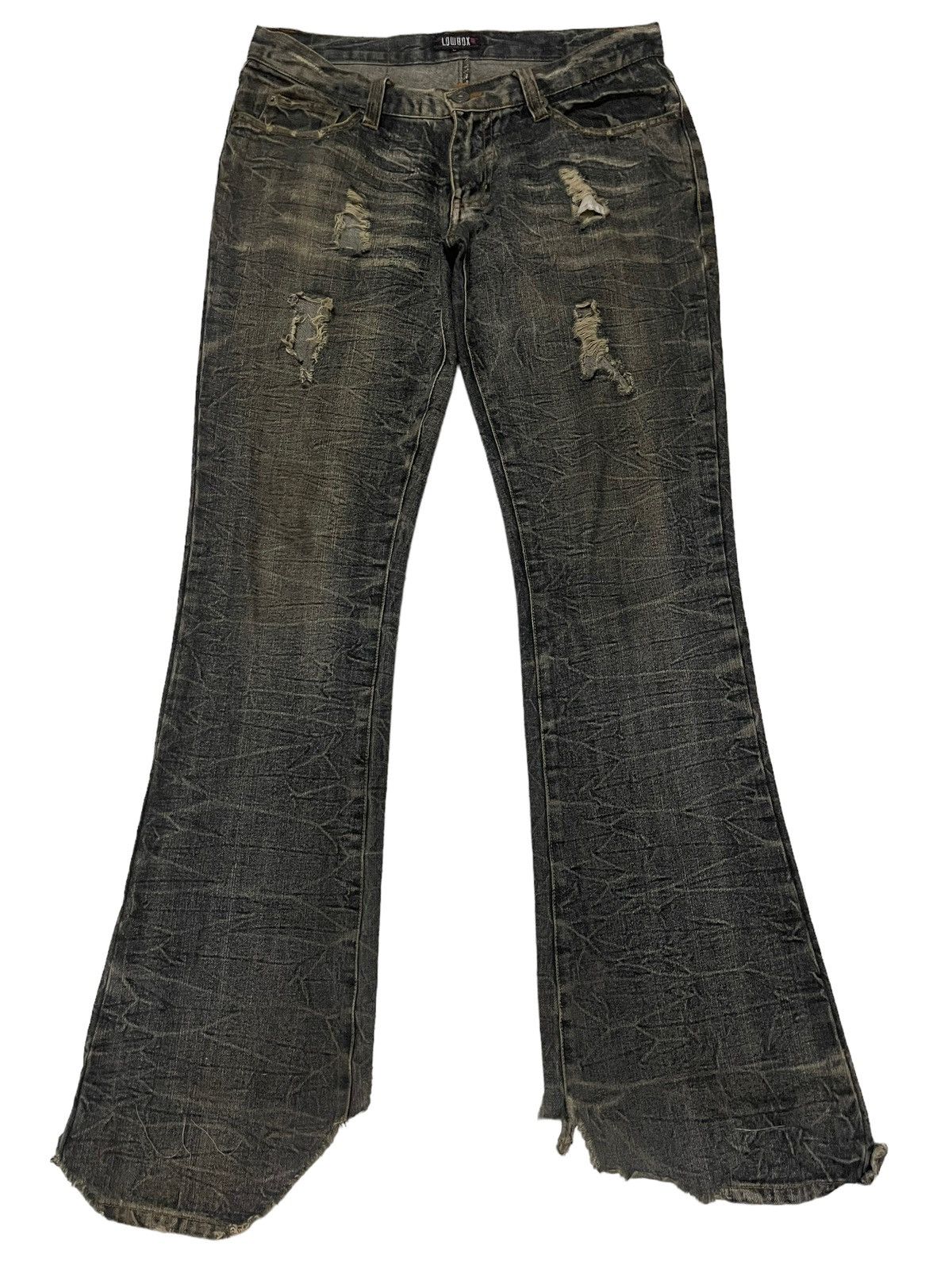 【LOWBOX】 Damage Design Denim LOWBOX】 Damage Design Denim 🤘🏼LOWBOX Ripped Grunge Punk
