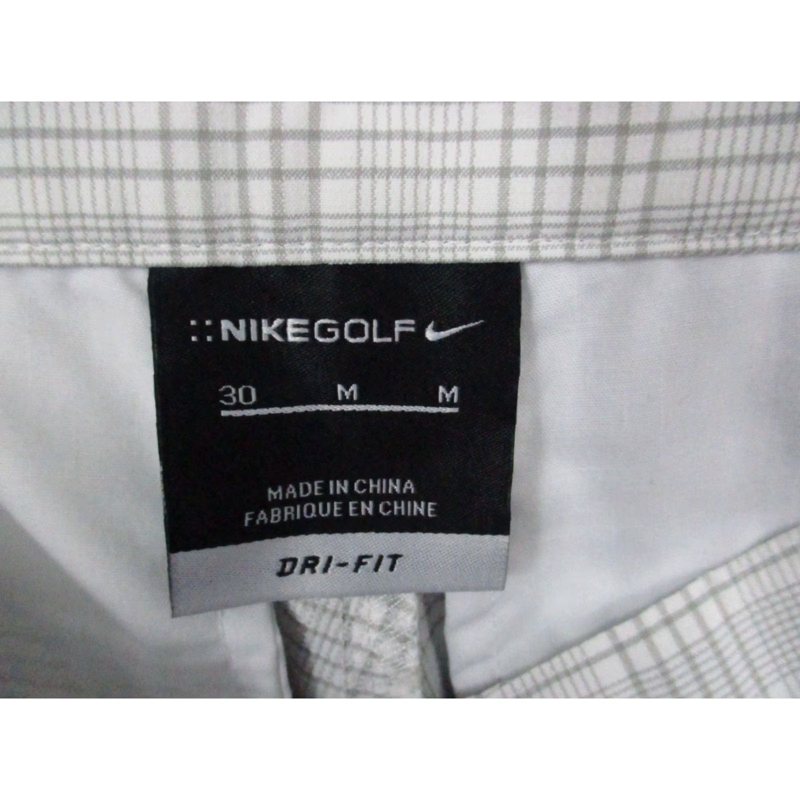 Nike Nike Golf Shorts 30 Dri Fit Core Flex Men White Gray Plaid Stretch Comfort Size US 30 / EU 46 - 7 Thumbnail
