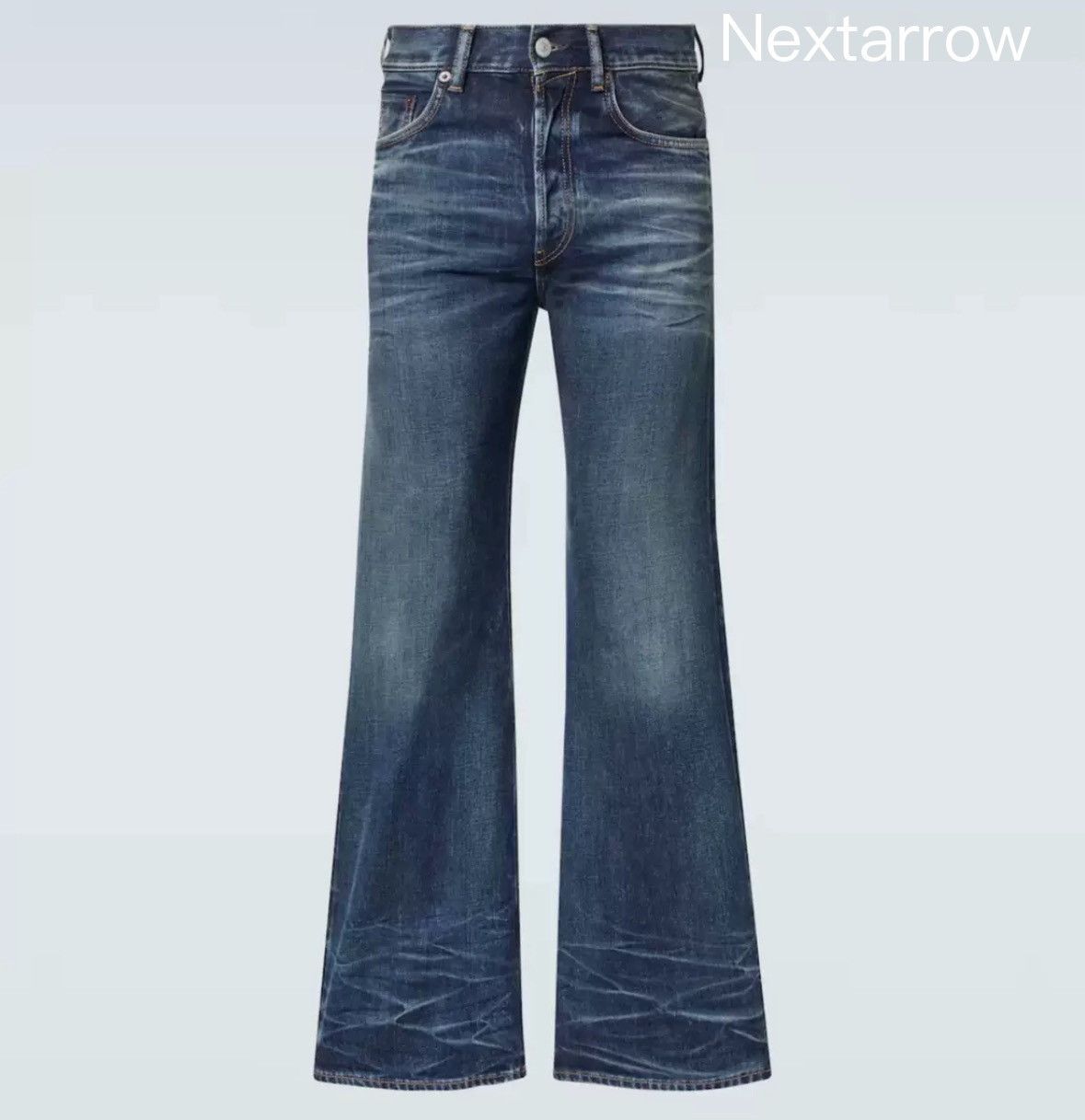 Acne Studios Acne studios Medium blue cat whiskers jeans Size US 32 / EU 48 - 1 Thumbnail