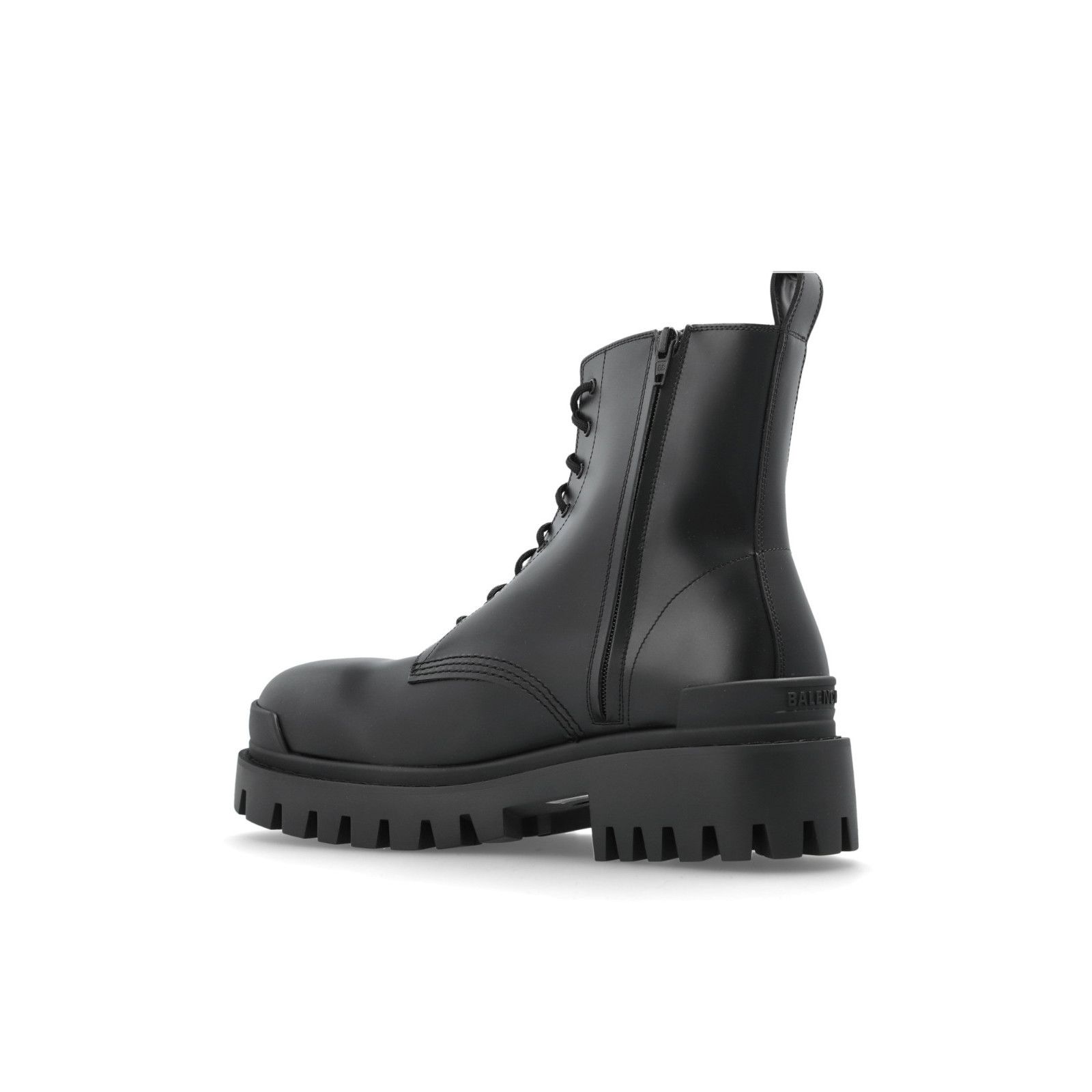 BALENCIAGA Strike Zip Black Boots New & Authentic (Men's siz