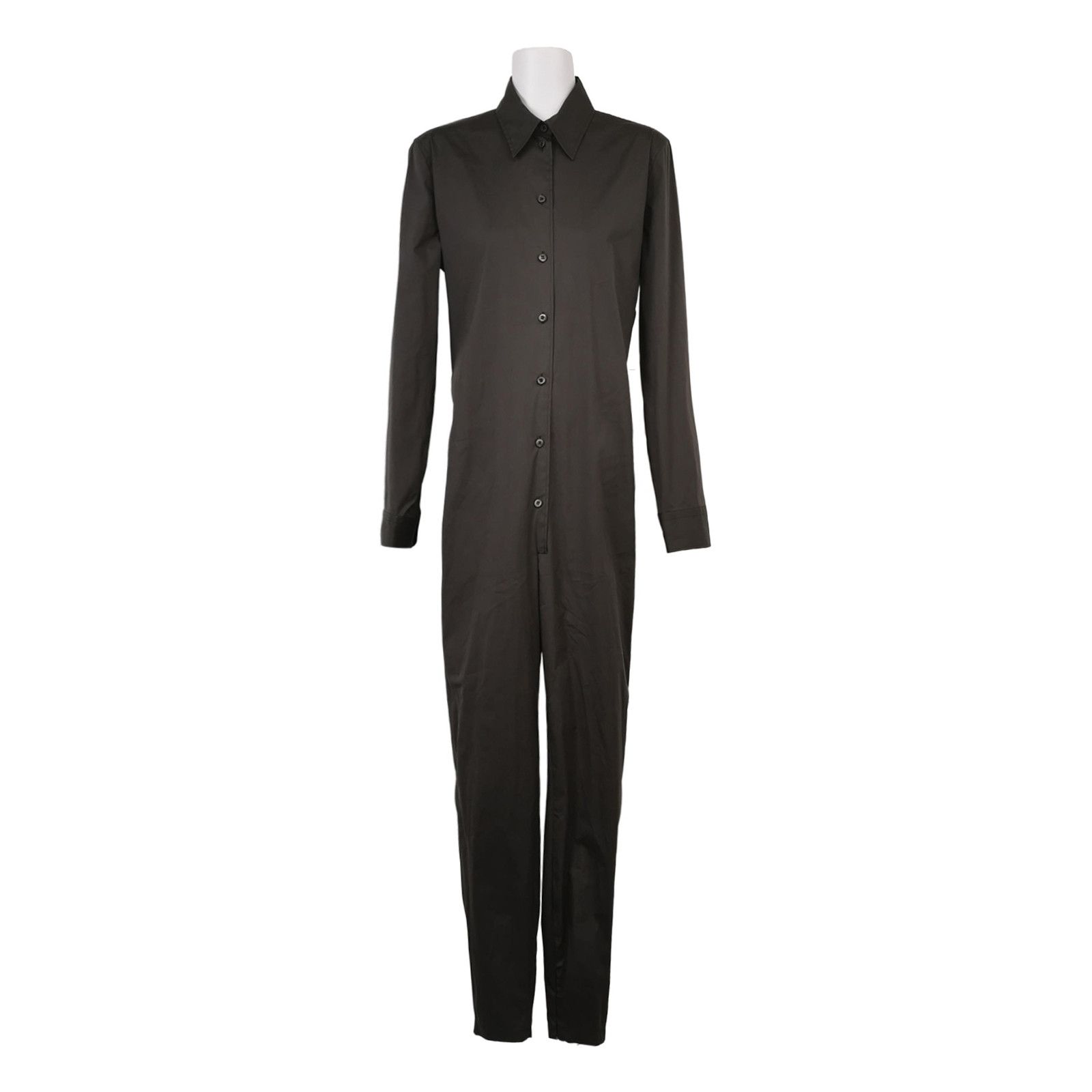 Prada Prada Cotton Blend Button Down Jumpsuit Size 40 Size 27" / US 4 / IT 40 - 1 Thumbnail