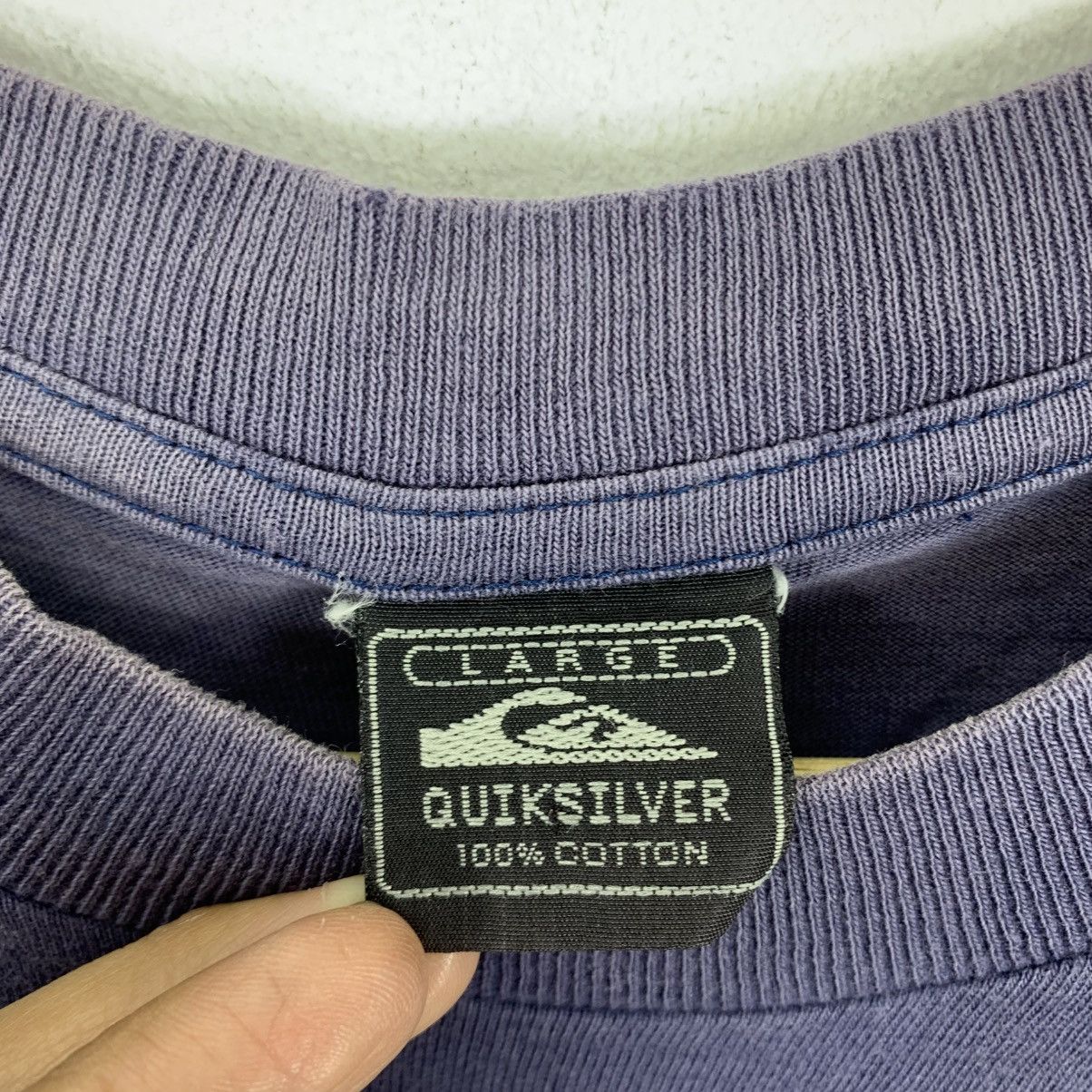 Quiksilver Vintage 90s QUIKSILVER USA Surfing Tshirt Distressed Size US L / EU 52-54 / 3 - 6 Thumbnail