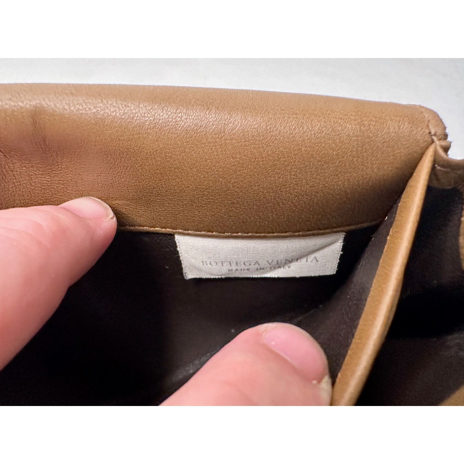 Bottega Veneta Bottega Veneta Intrecciato Woven Tan Leather Long Wallet Size ONE SIZE - 9 Thumbnail