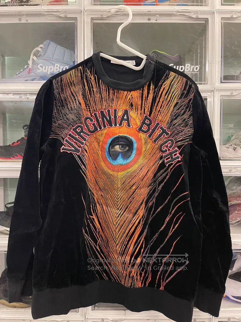 Givenchy Givenchy Mysterious Eye Hoodie Velvet Material Size US S / EU 44-46 / 1 - 1 Thumbnail