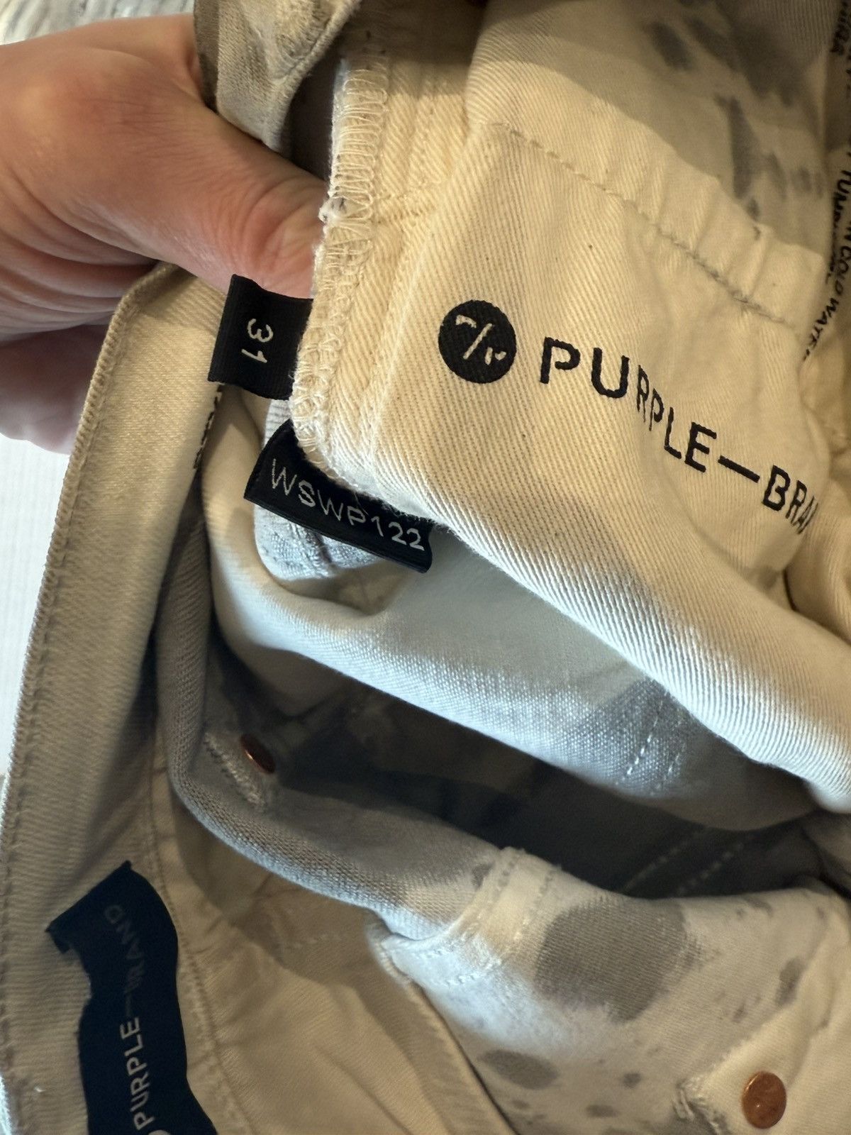 Purple Brand Purple Brand Size 31 Used Jeans Size US 31 - 3 Thumbnail
