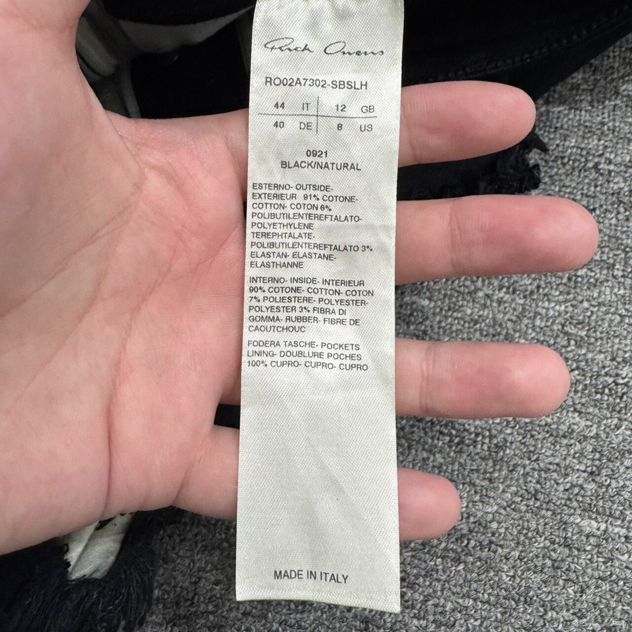 Rick Owens rick owens ripped black denim pants. Size US 44 / EU 60 - 4 Thumbnail