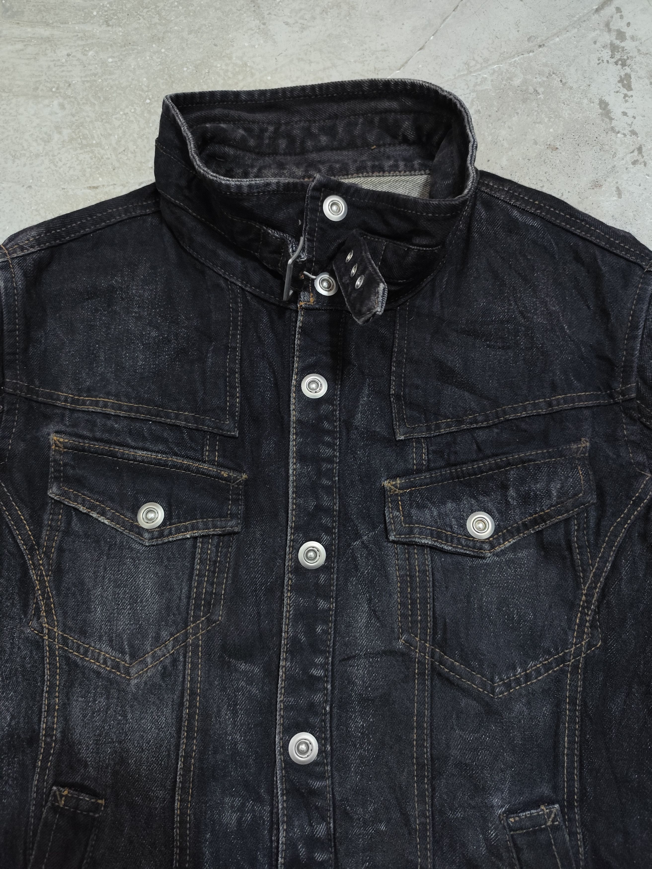 14th Addiction If six was nine style gothic punk ASM denim jacket Size US M / EU 48-50 / 2 - 4 Thumbnail