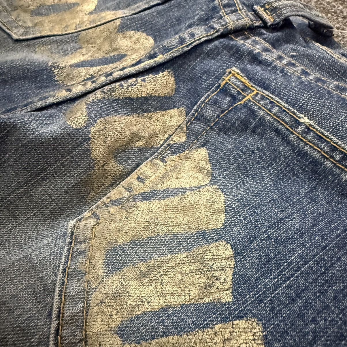 14th Addiction 🔥🇯🇵 Japanese Distressed Archival Co&Lu Denim Size US 33 - 11 Thumbnail