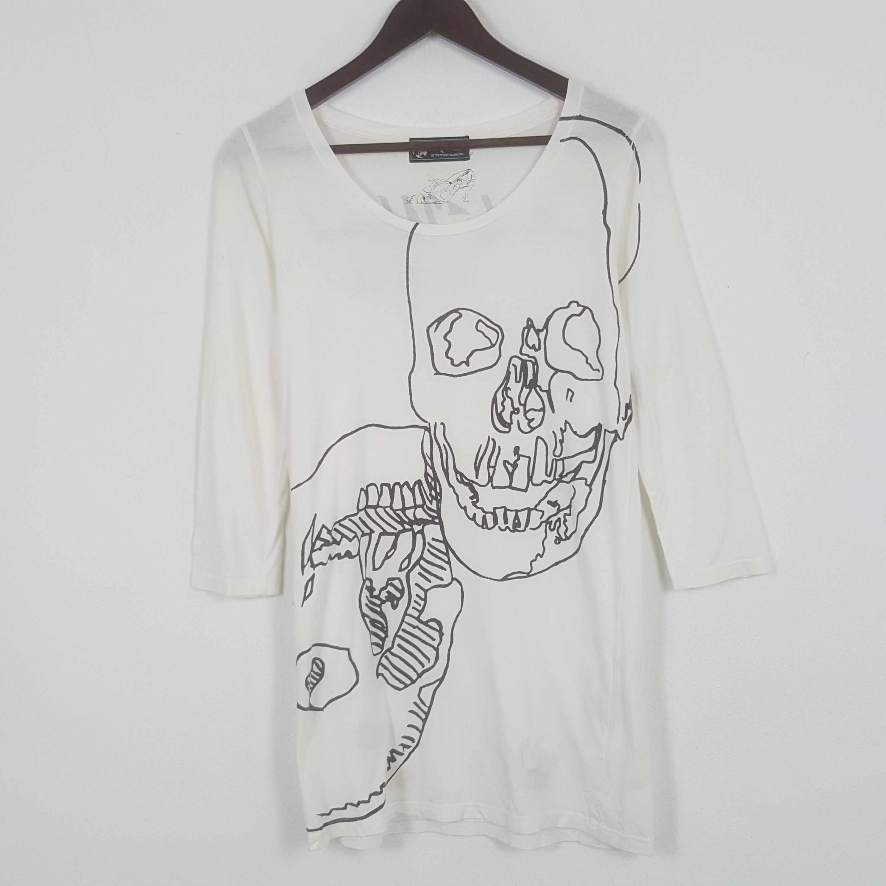 Hysteric Glamour Vintage Hysteric Glamour x Andy Warhol Big Skull Tshirt Size S / US 4 / IT 40 - 1 Thumbnail