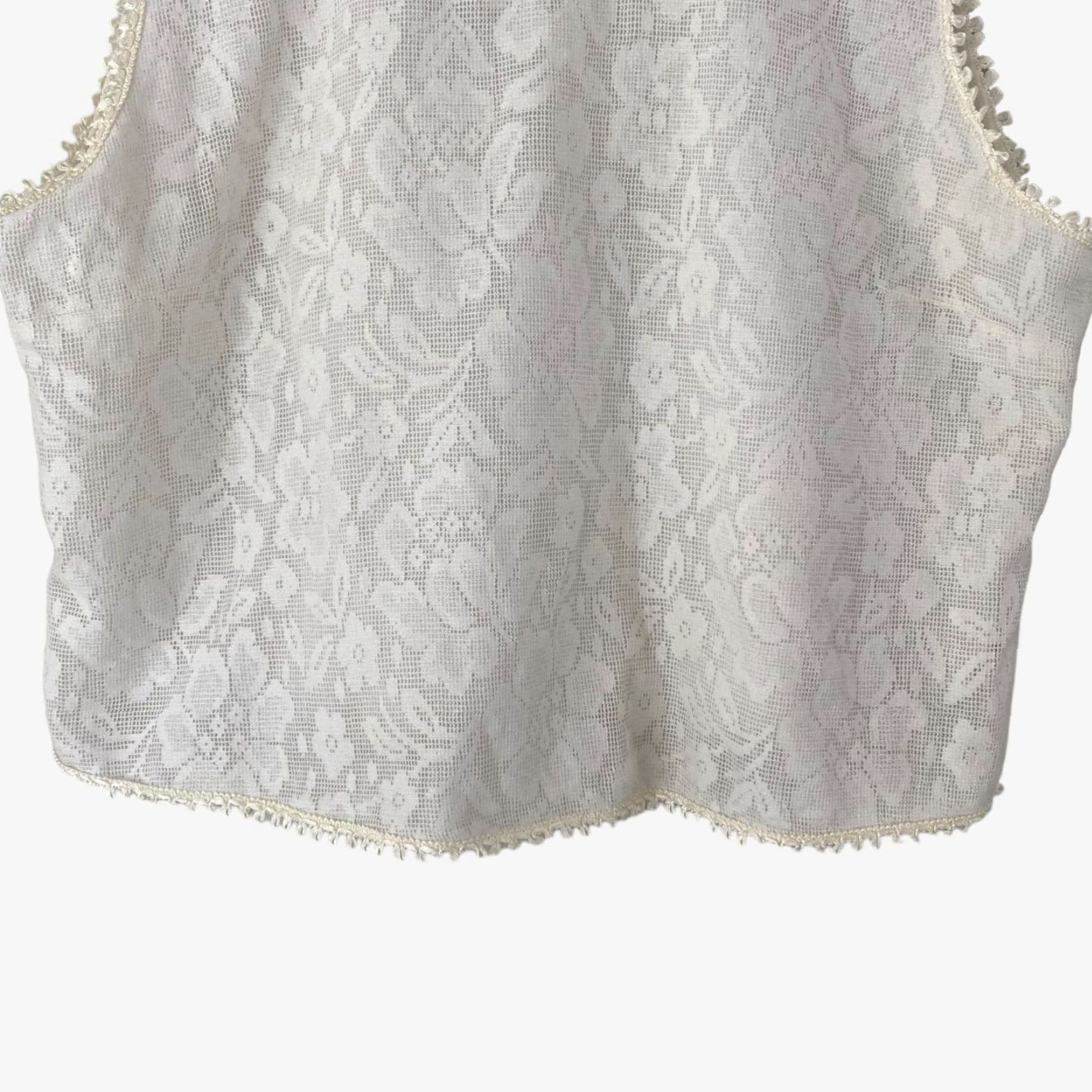 Coldwater Creek Coldwater Creek Tank Womens Size XXL Sleeveless Eyelet Top Floral Lace Shell New Size XXL / US 16-18 / IT 52-54 - 6 Thumbnail