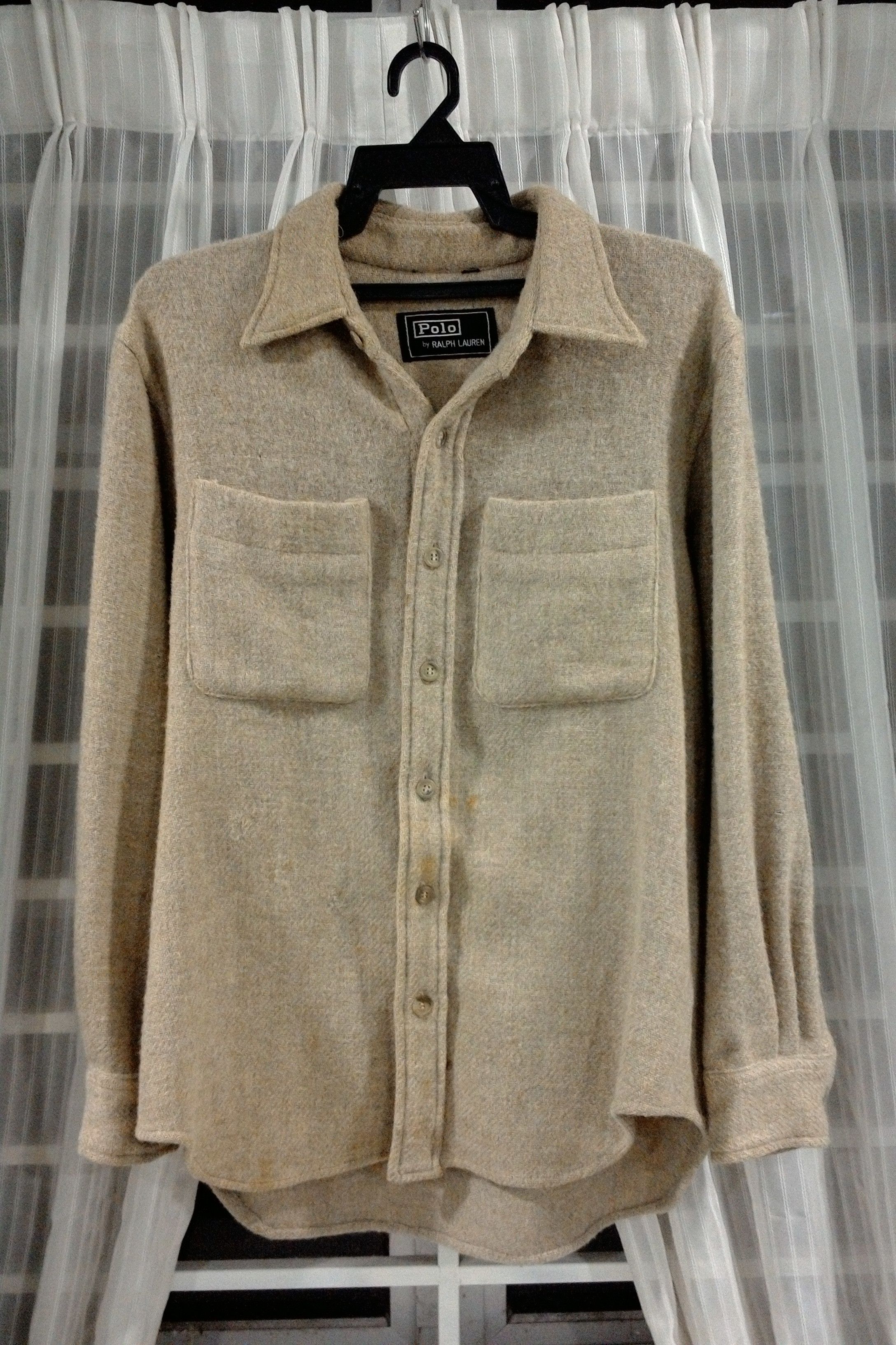 Polo Ralph Lauren × Vintage RARE POLO RL Shirt Made of Hair Size US L / EU 52-54 / 3 - 1 Thumbnail