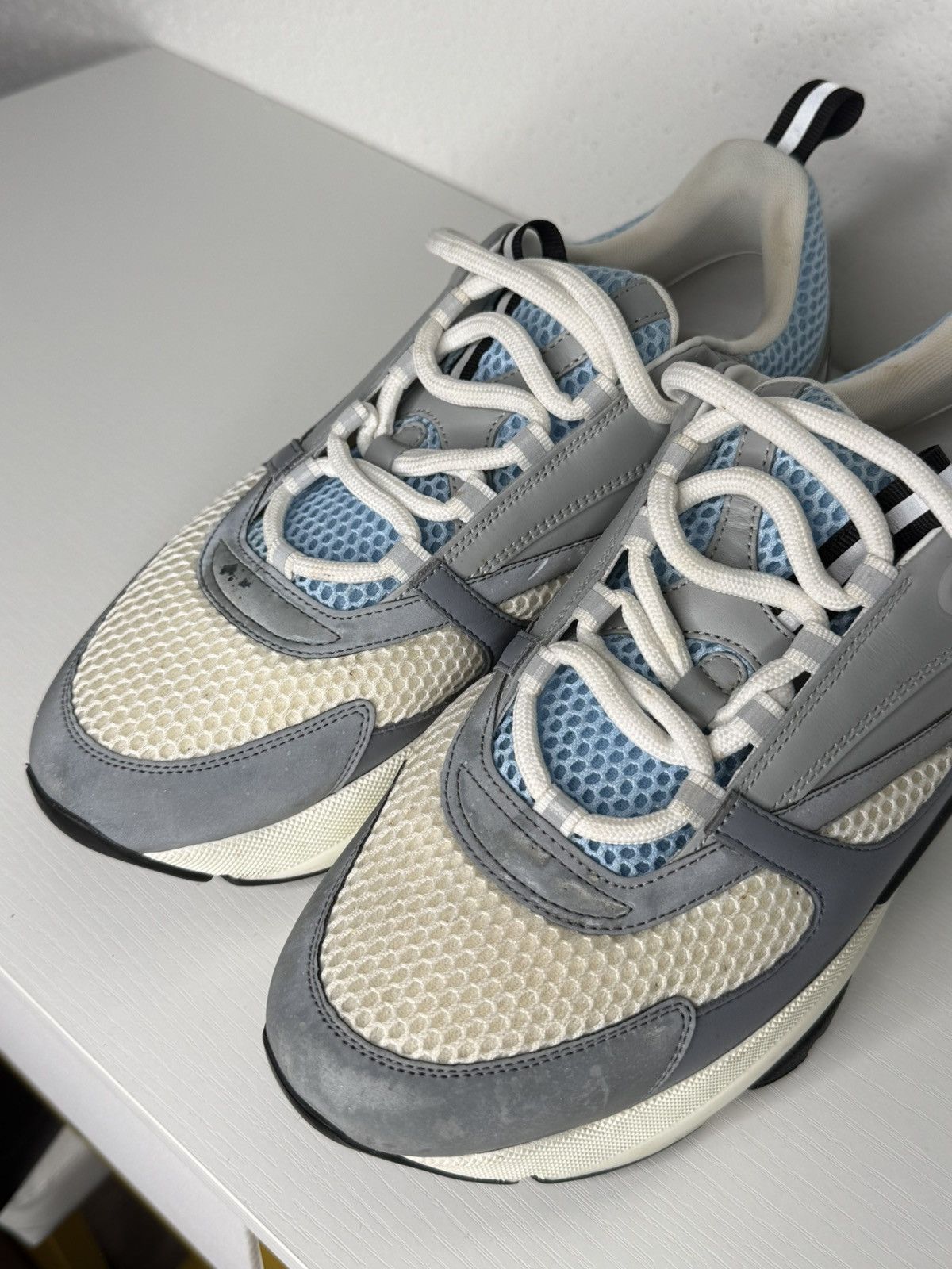 Dior Dior B22 White Blue Sneakers Size US 10 / EU 43 - 10 Thumbnail