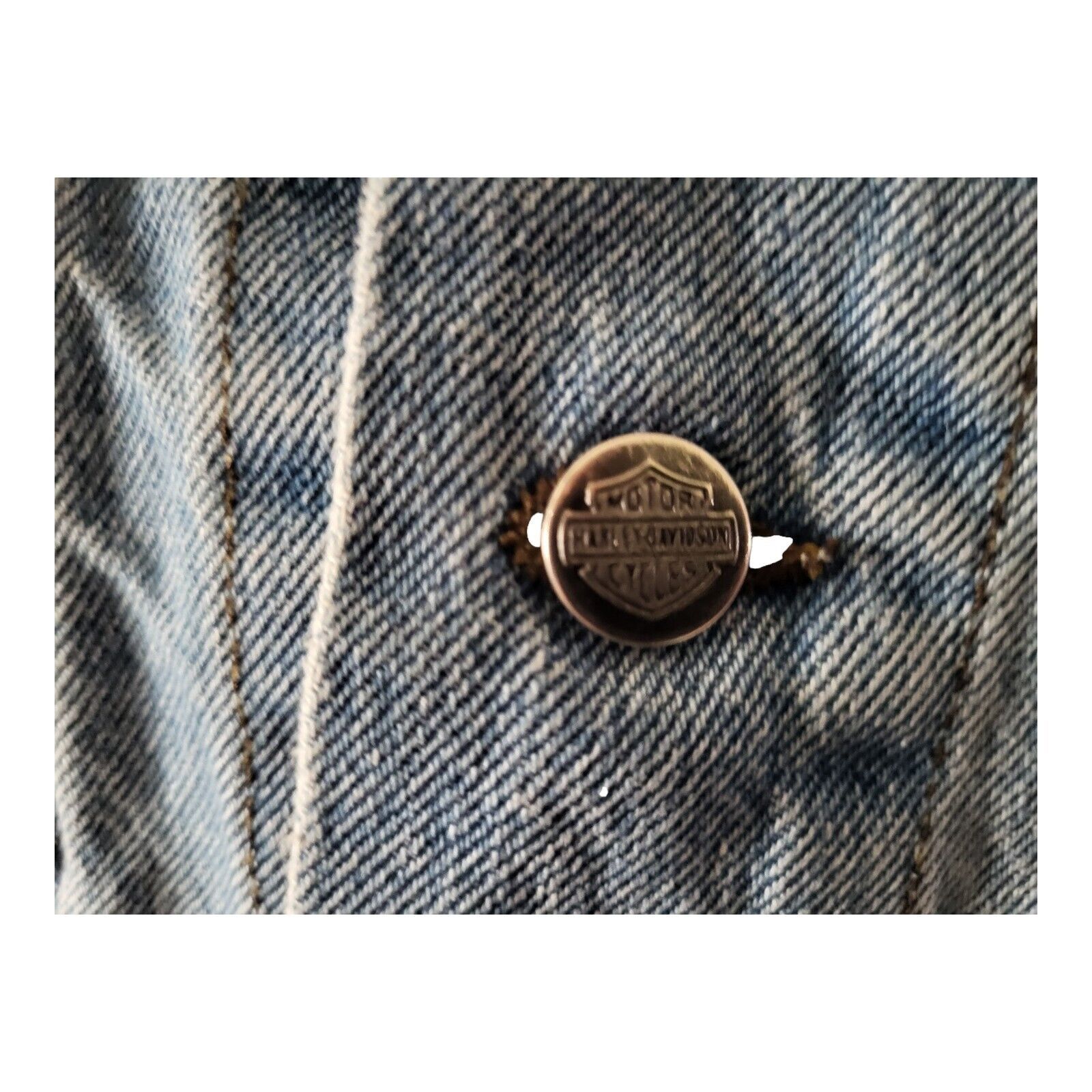Harley Davidson Vintage Harley Davidson Denim Trucker Motorcycle Jack Size M Size US M / EU 48-50 / 2 - 13 Thumbnail
